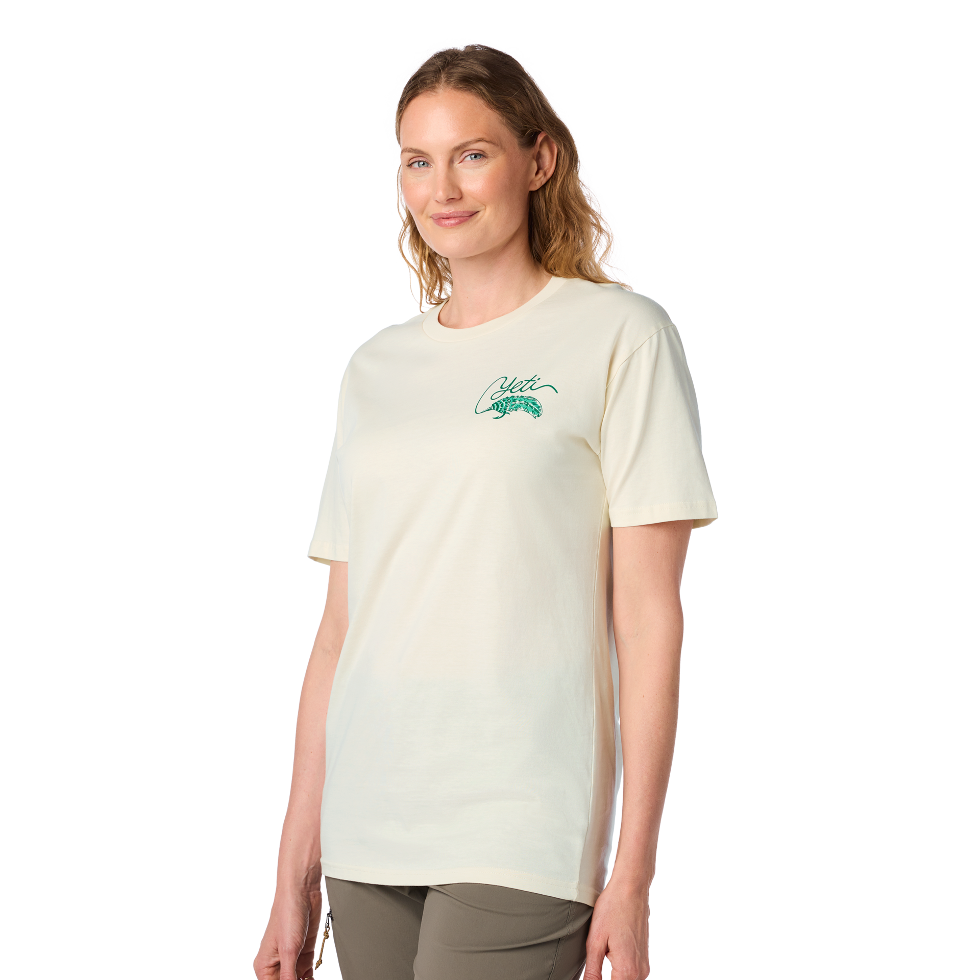 Short Sleeve T-Shirt, Ecru, large