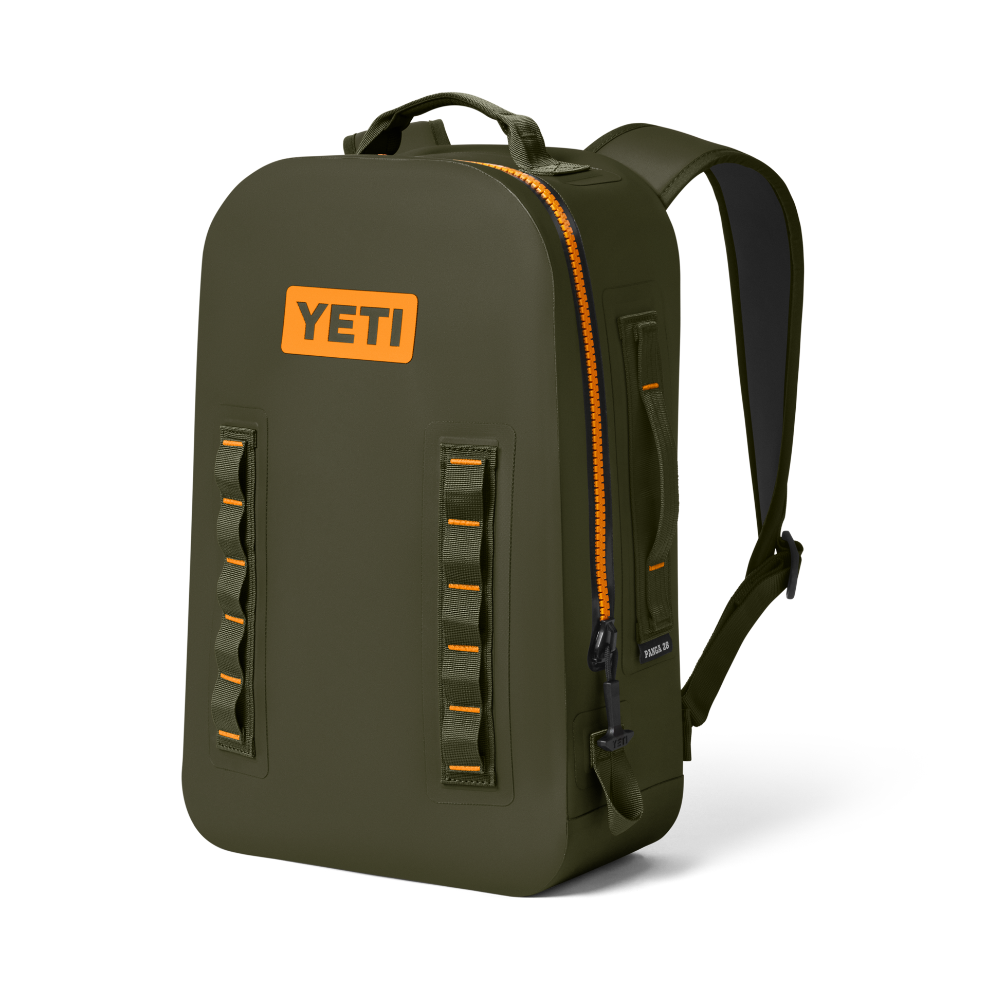 Mochila a prueba de agua de 28 L, Olive/King Crab Orange, large