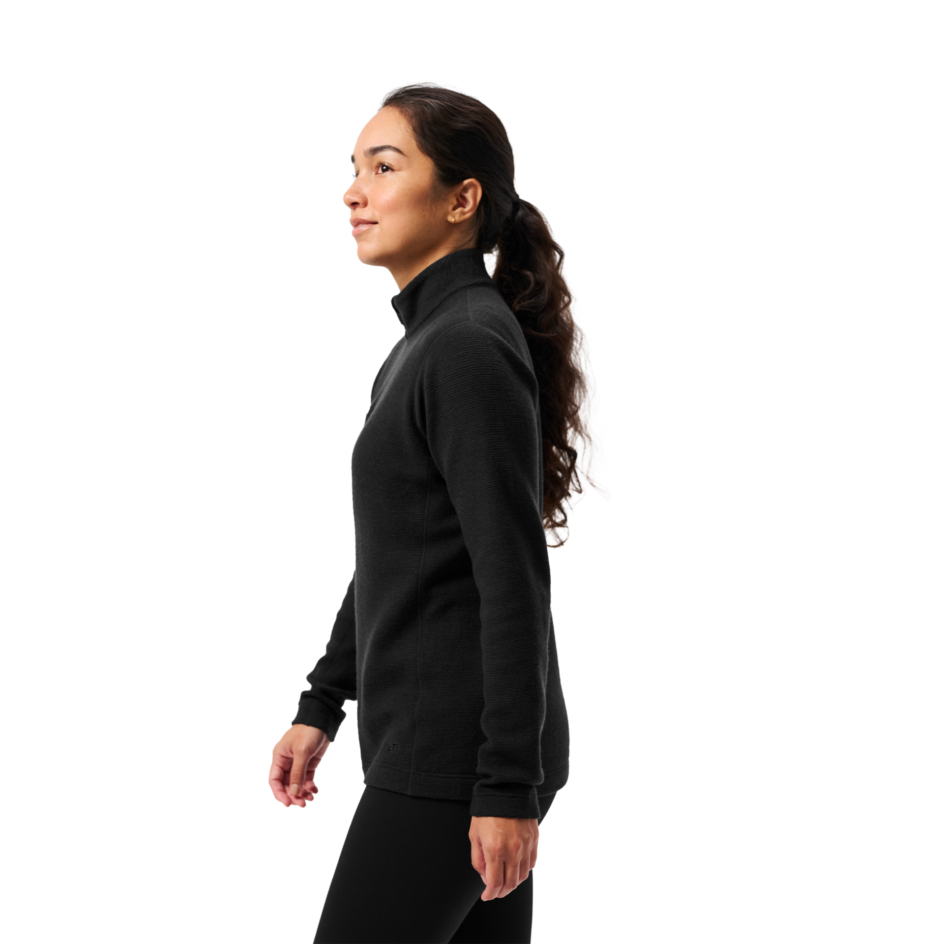 Women&rsquo;s Merino 250 Quarter-Zip, Black, large