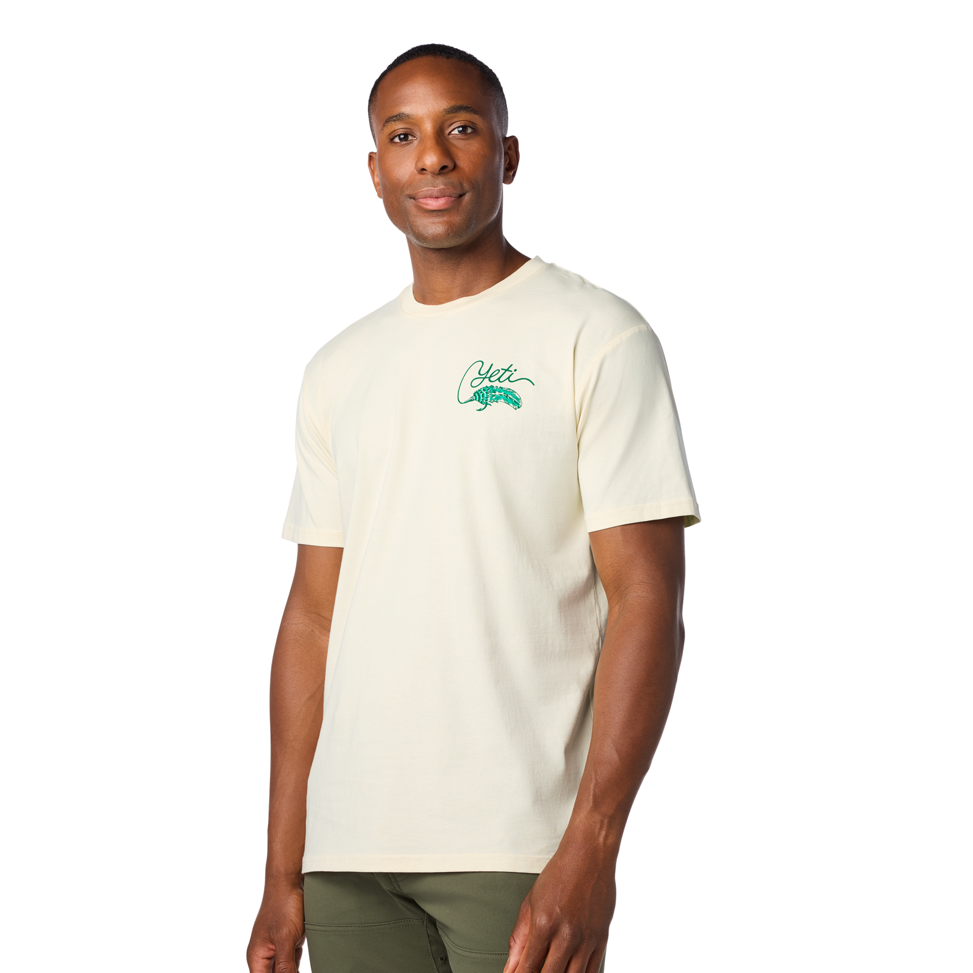 Short Sleeve T-Shirt, Ecru, large