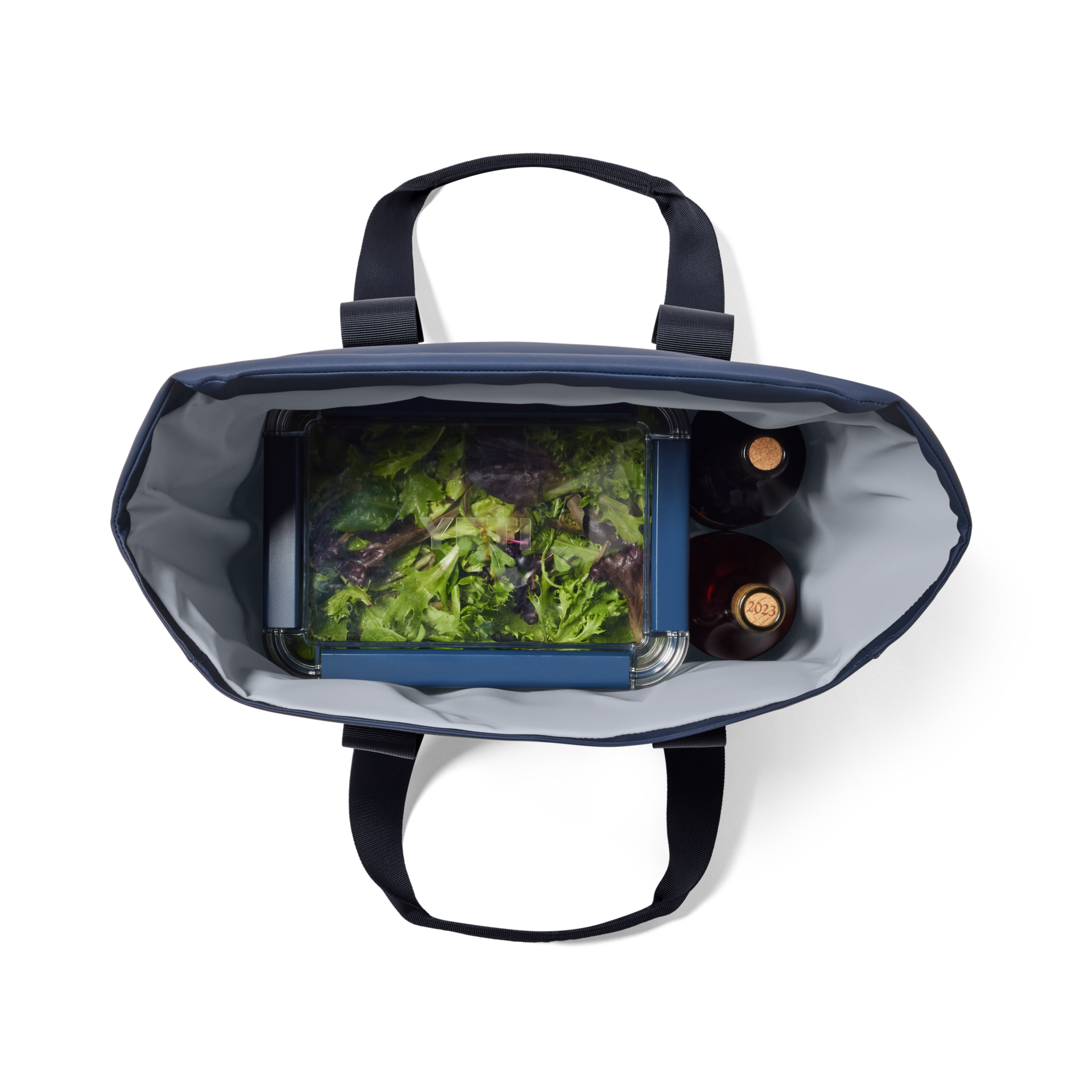 20L Insulated Tote Bag, Classic Navy, large