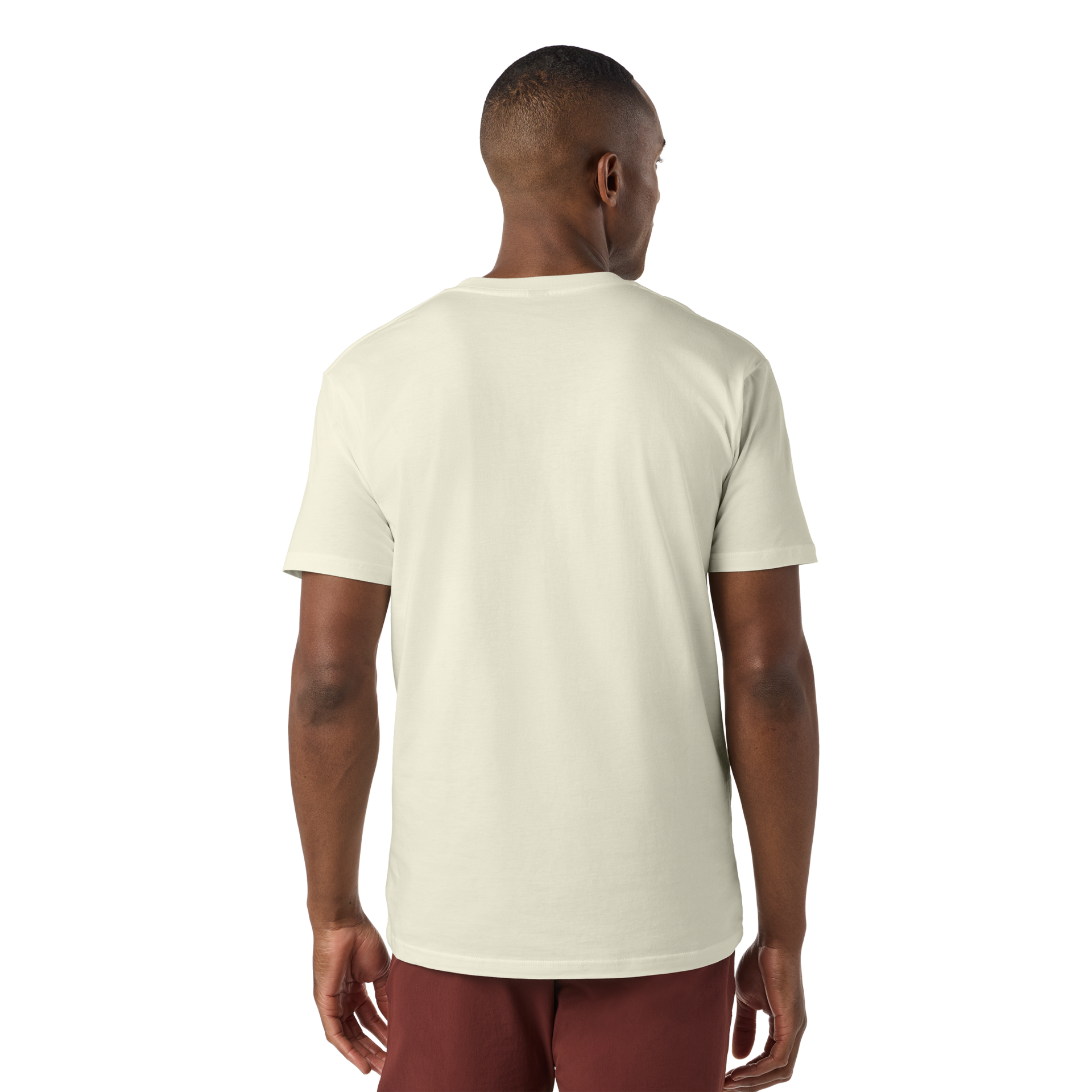 Short Sleeve T-Shirt, Natural, large