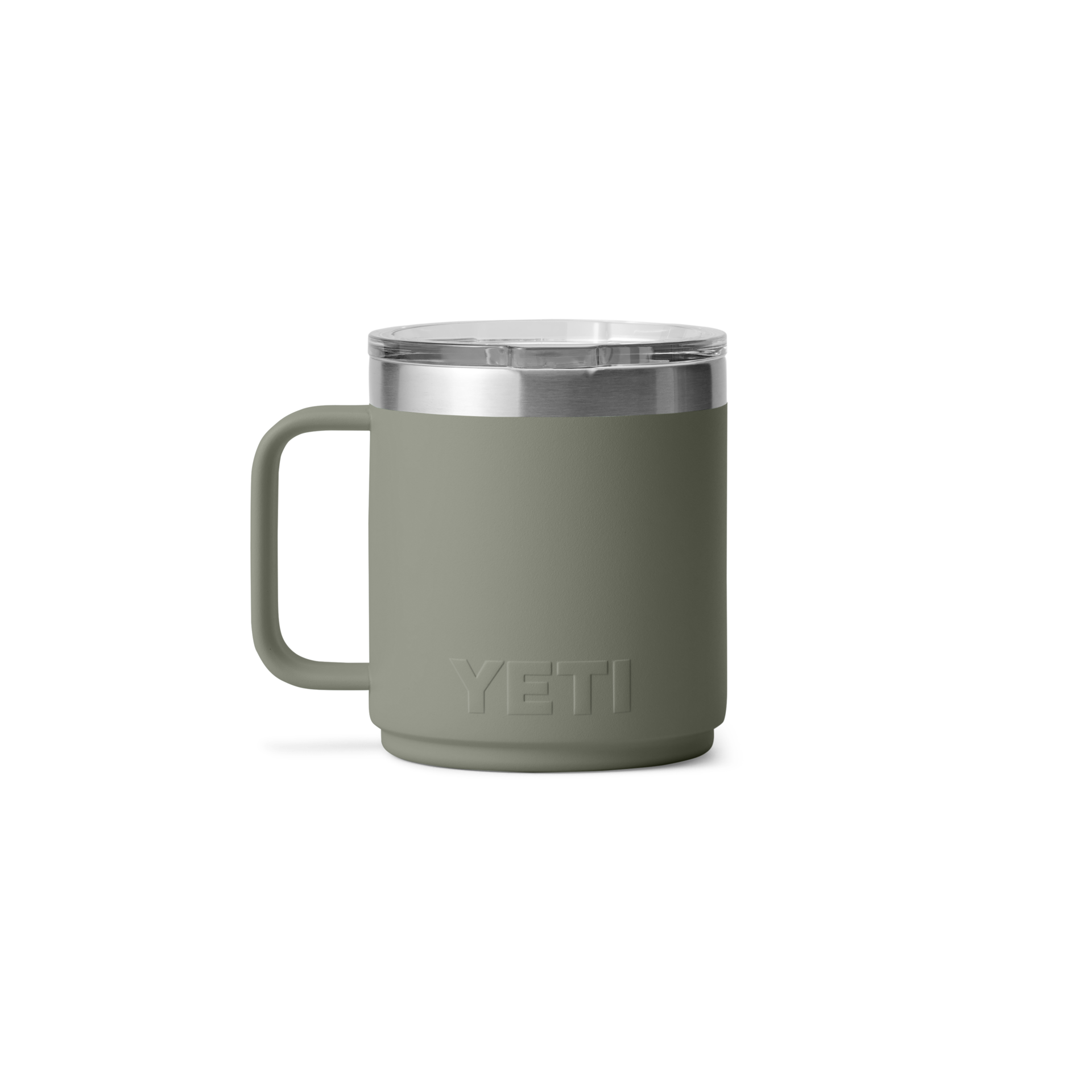 10 oz Ceramic Mug, Pampa Green, large