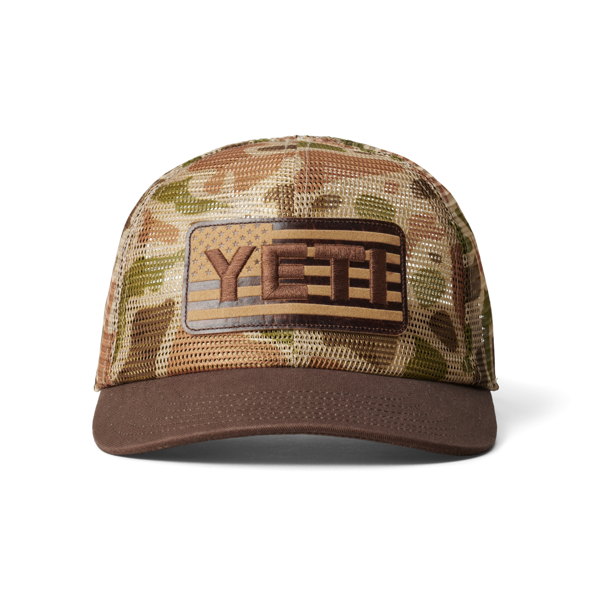 Hat, Brown/Camo, large