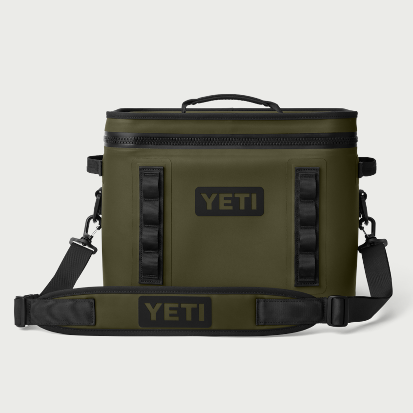 YETI Hopper Flip 18 Soft Cooler: Olive/Black
