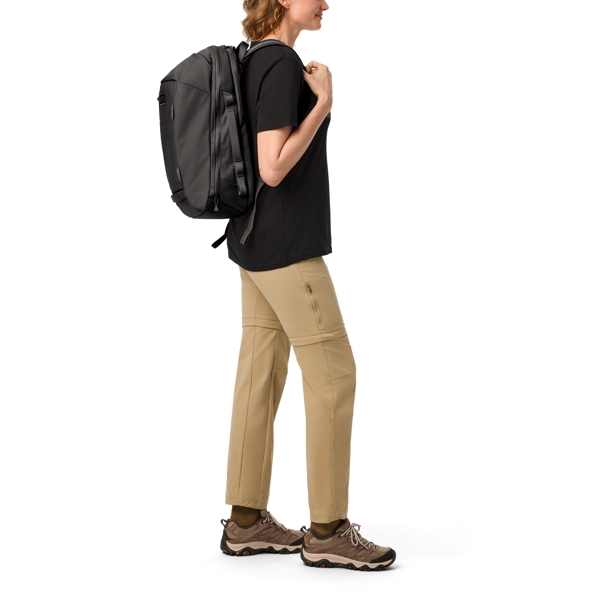 27L Carry On Backpack, Black, large
