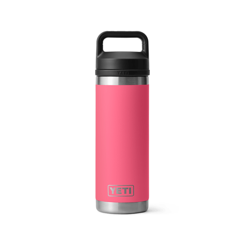 18 oz Water Bottle, Tropical Pink, large