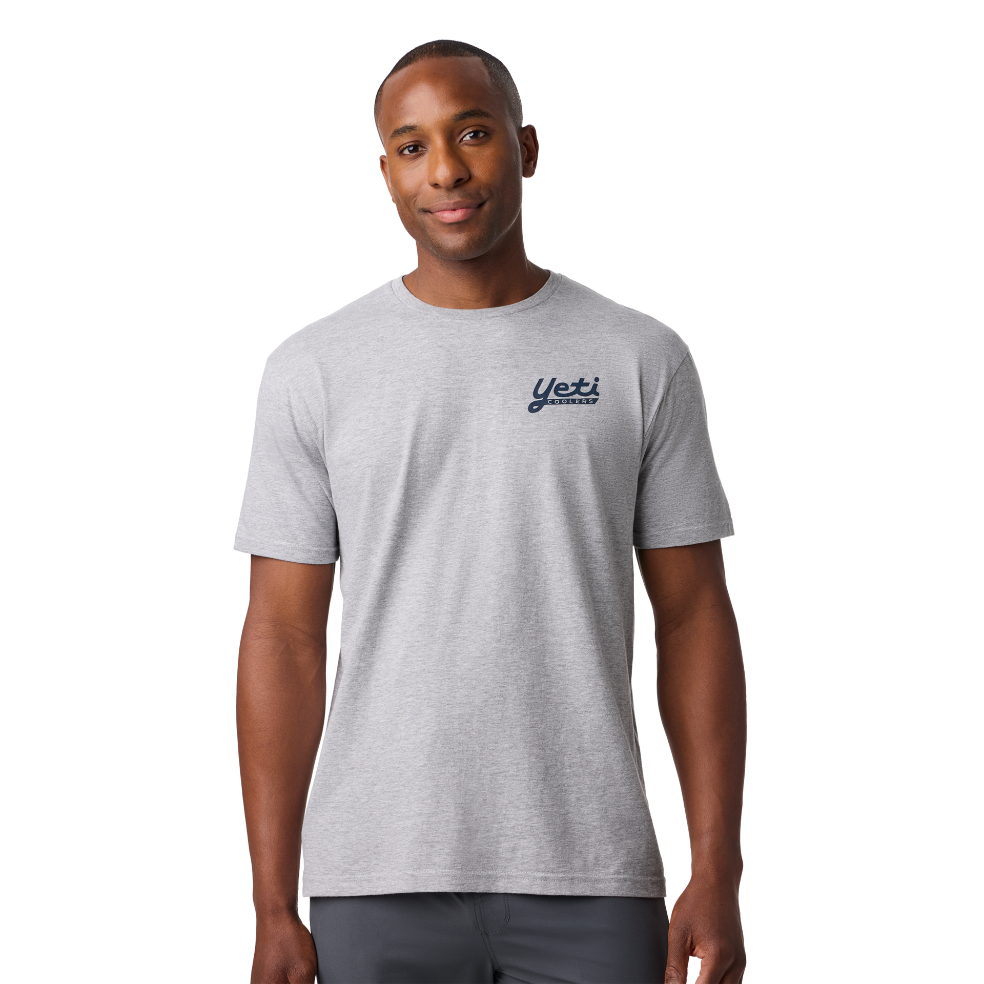 Short Sleeve T-Shirt, Heather Grey, large