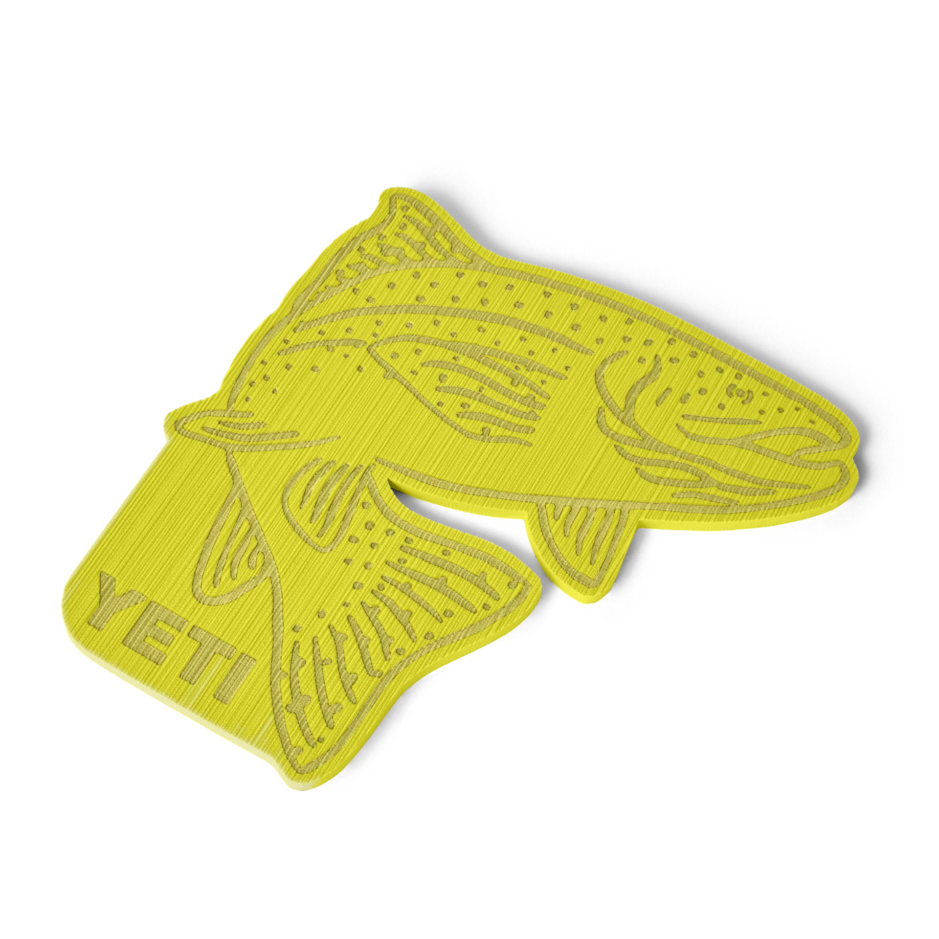 Trout Hook Pad, Yellow, large