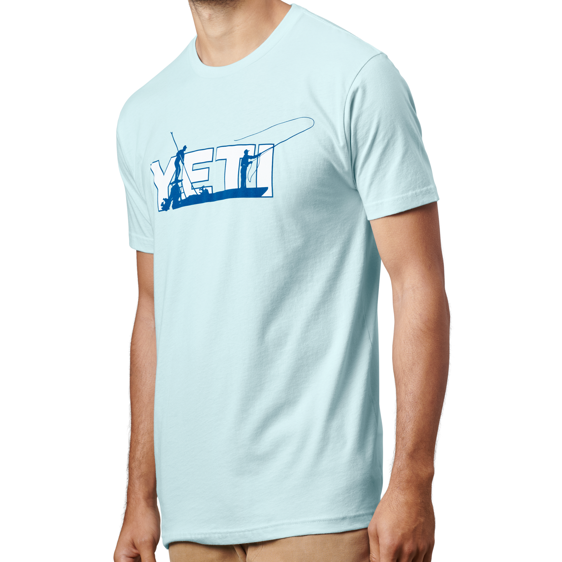 Short Sleeve T-Shirt, Light Blue, large