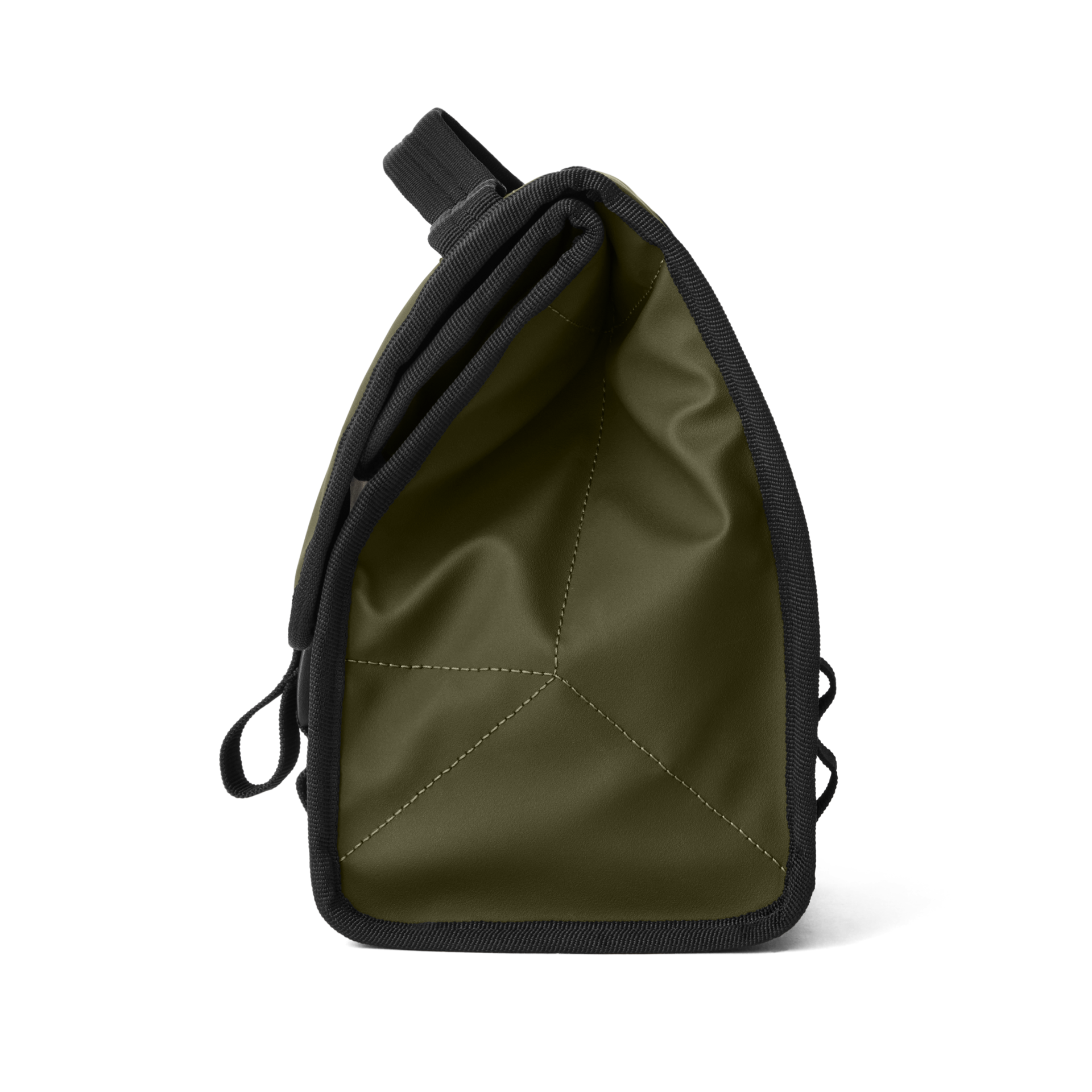 Lunch Bag, Olive/Black, large