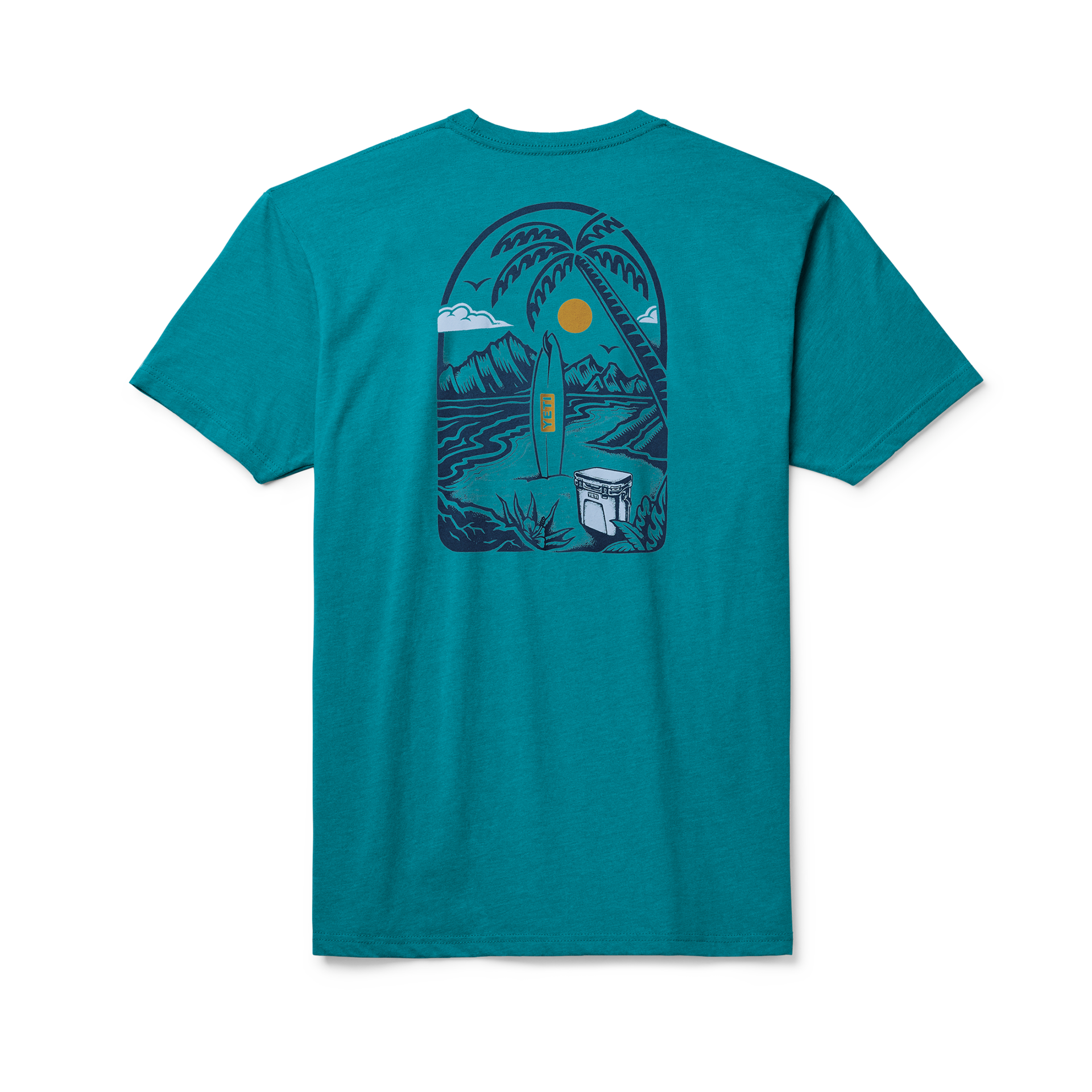 Short Sleeve T-Shirt, Teal, large