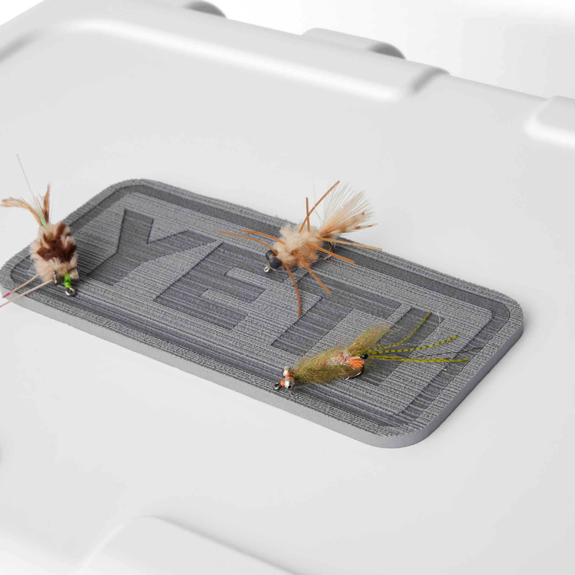 YETI&reg; Logo Hook Pad, Grey, large