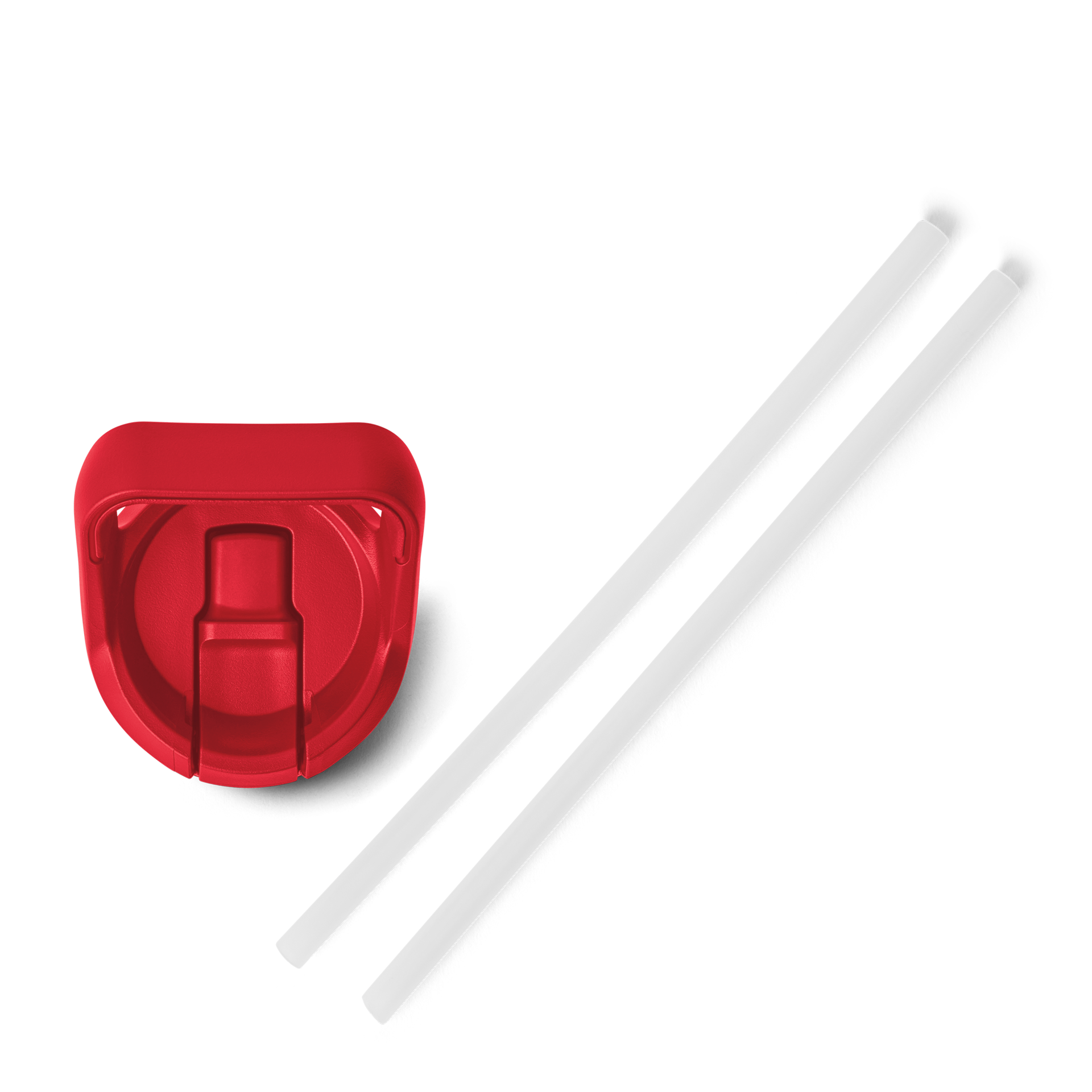 Bottle Straw Cap, Rescue Red, large