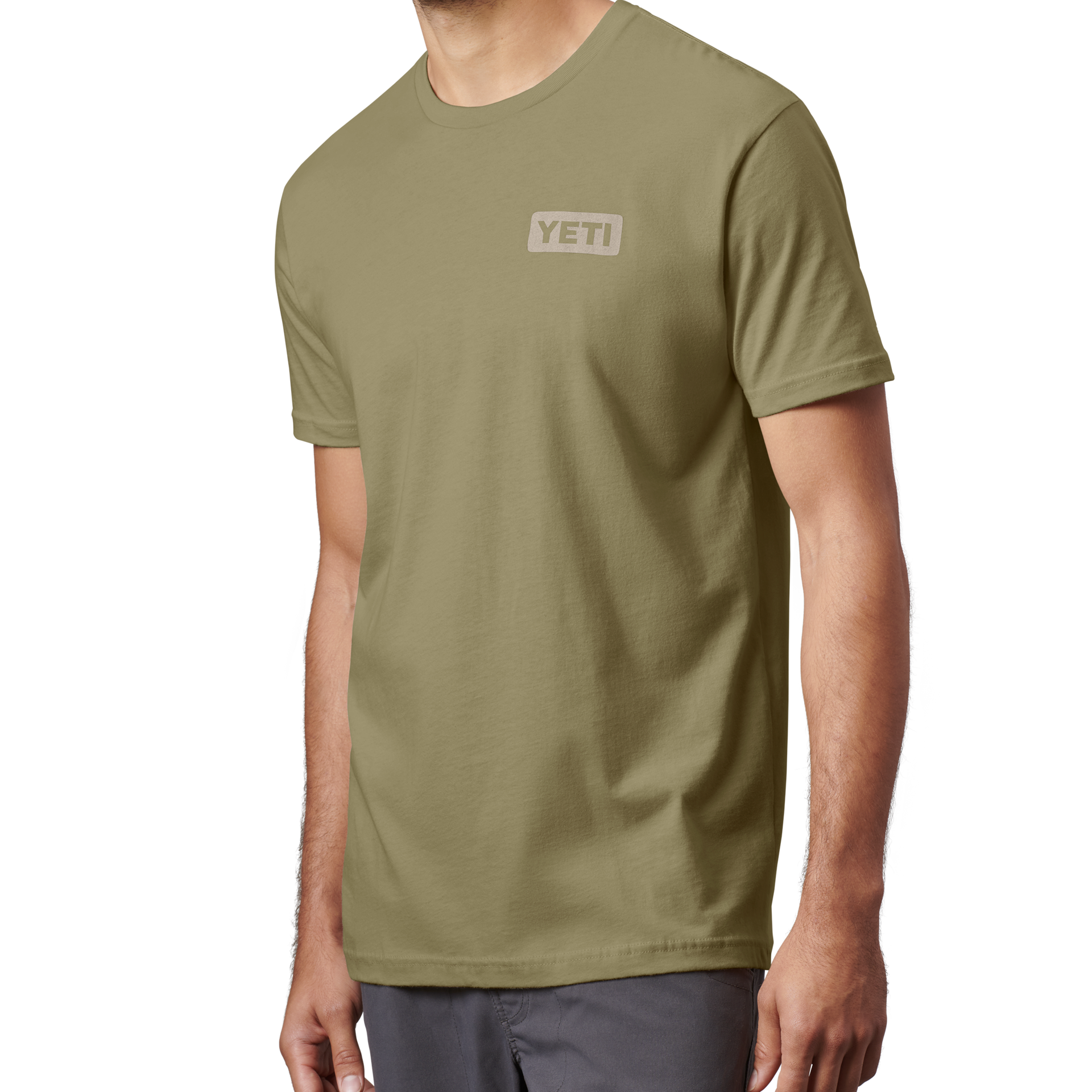 Short Sleeve T-Shirt, Military Green, large