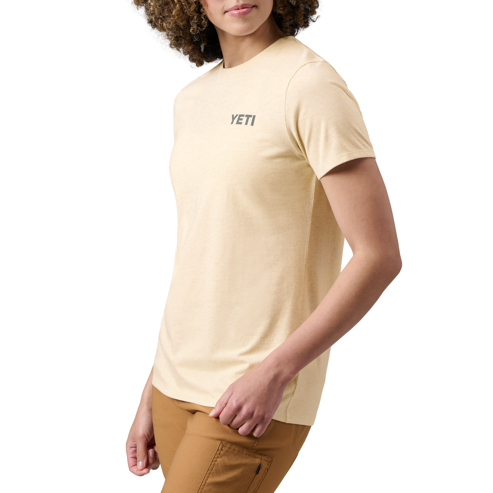 Short Sleeve T-Shirt, Heather Cream, large