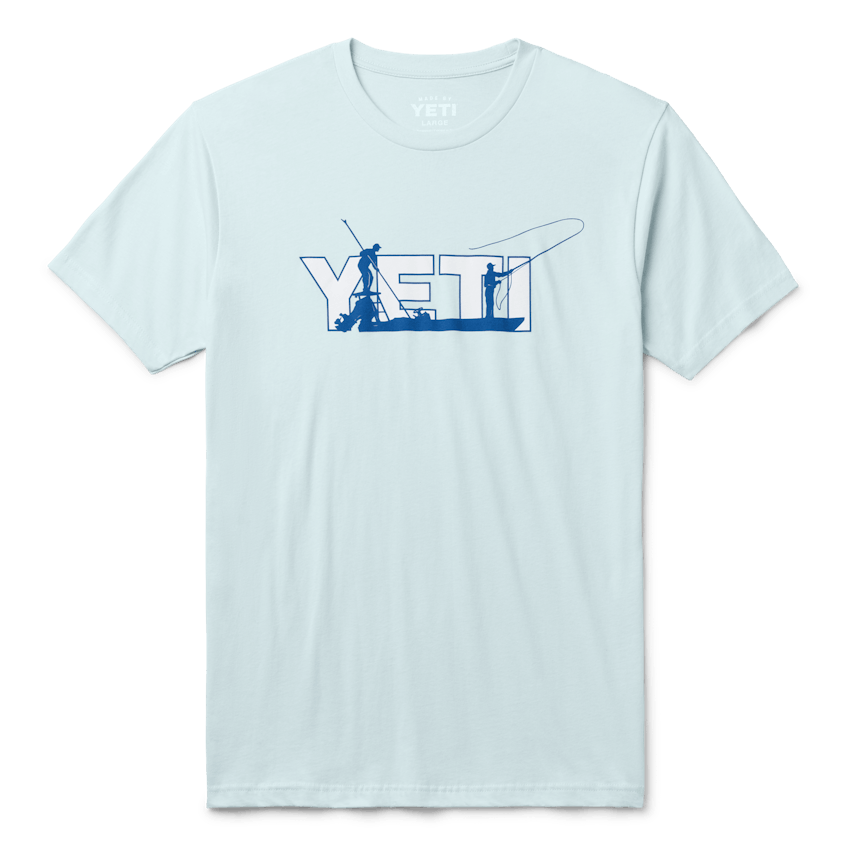 Short Sleeve T-Shirt, Bleu pâle, large
