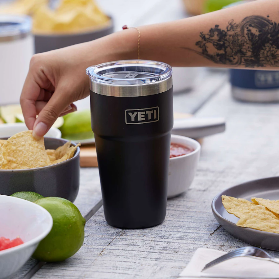 YETI Rambler keeping drinks hot and cold