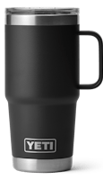 20 oz Travel Mug, Black, large