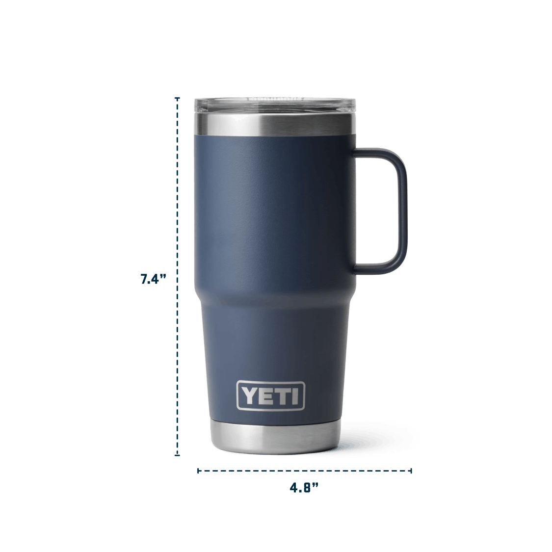 本日のタイムセール - ホットプレート / ホット YETI Rambler 20 oz Travel Mug with StrongHold Lid バーベキュー・調理用品