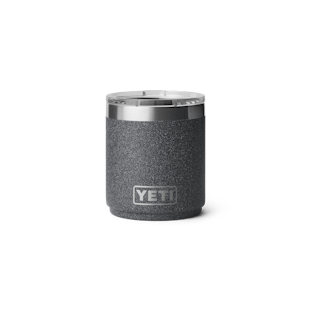 10 oz Stackable Lowball, Black Stone 10 oz Stackable Lowball