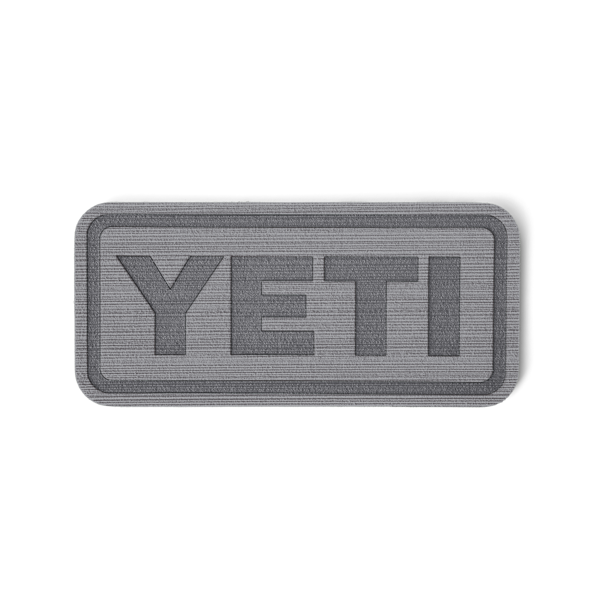 YETI&reg; Logo Hook Pad, Grey, large