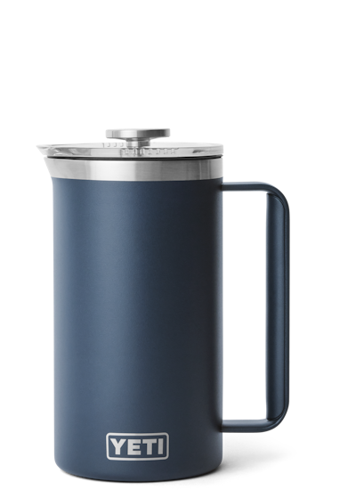 Prensa francesa de 34 oz, Azul marino, card