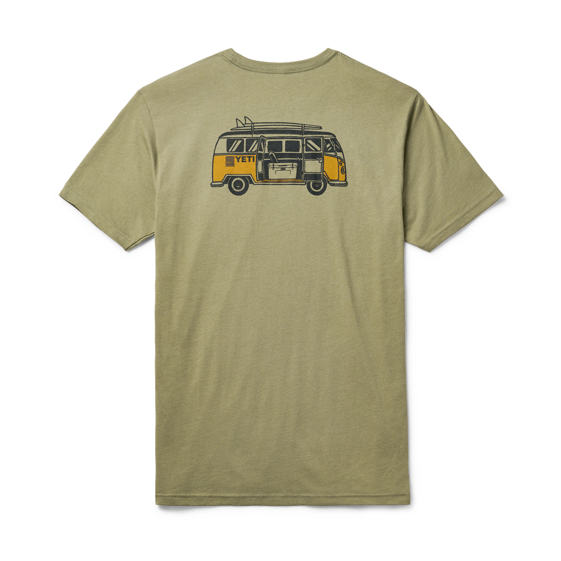 Short Sleeve T-Shirt, Light Olive, large