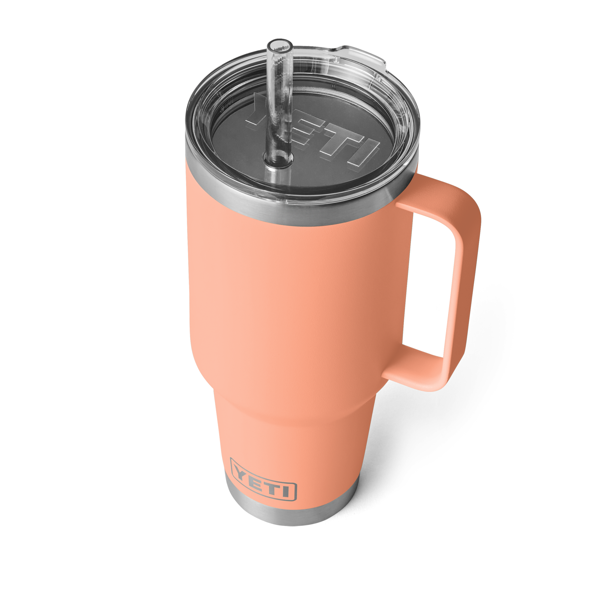42 oz Straw Mug, Lowcountry Peach, card