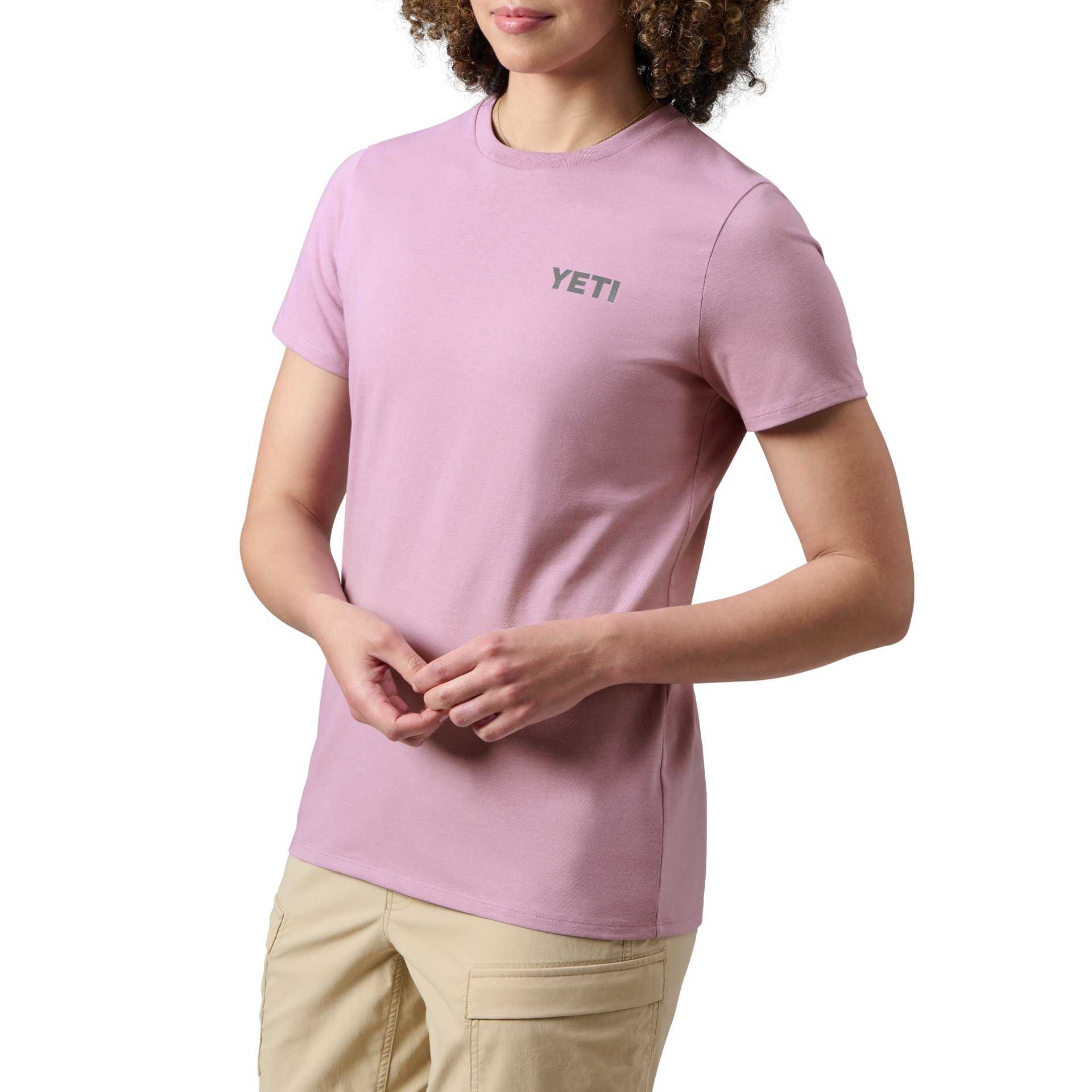 T-Shirt &agrave; manches courtes, Lavande, large