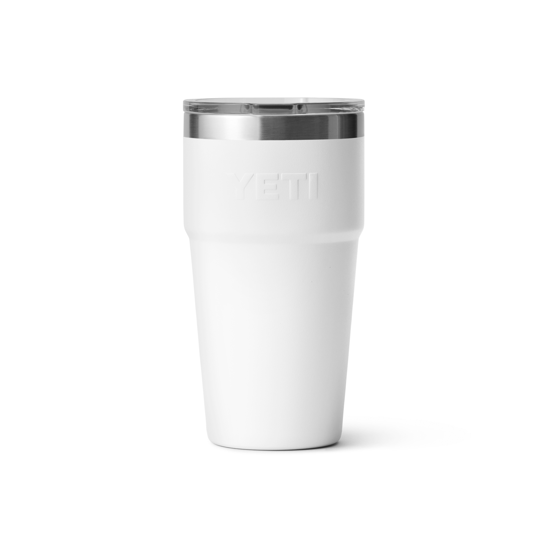 20 oz Stackable Cup, White, large