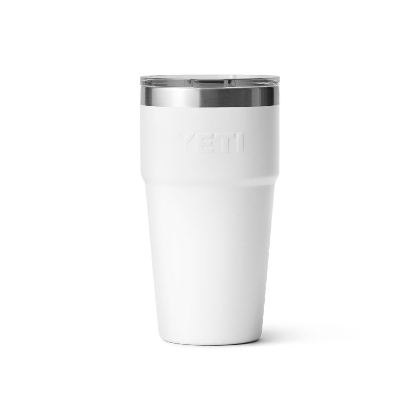 20 oz Stackable Cup, White, large