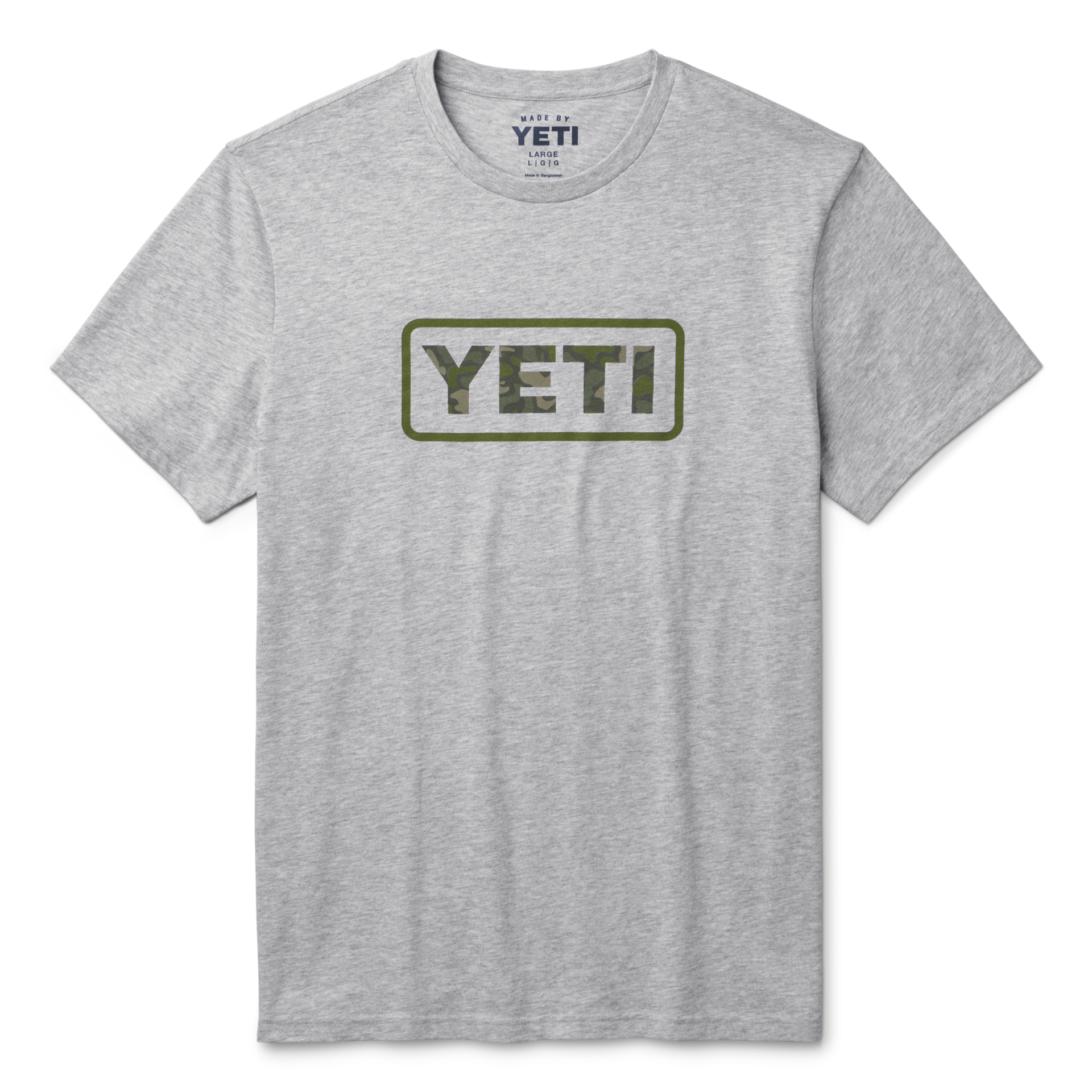 T-Shirt &agrave; manches courtes, Gris chin&eacute;, large