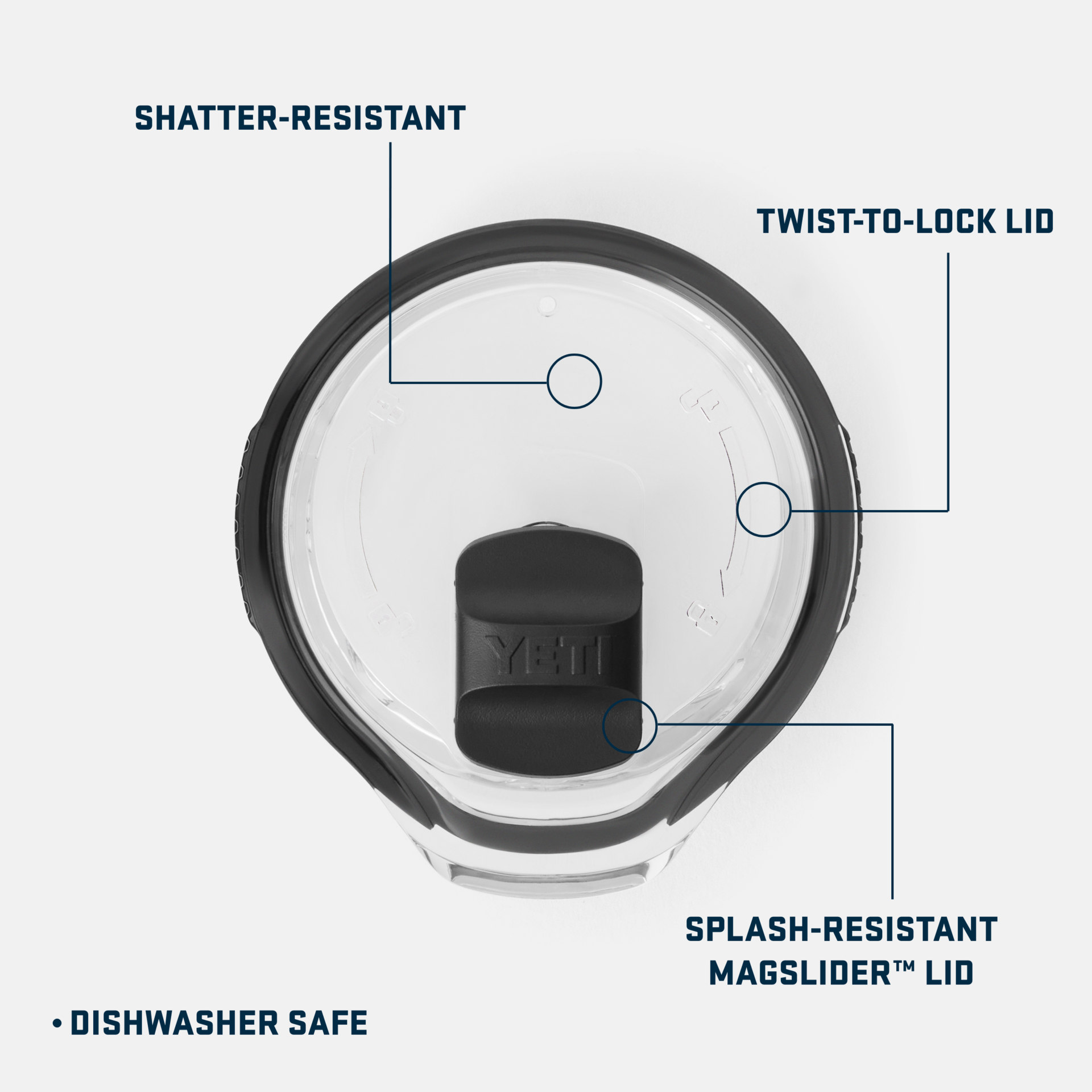 1 L Twist-To-Lock MagSlider&trade; Pitcher Lid, , large