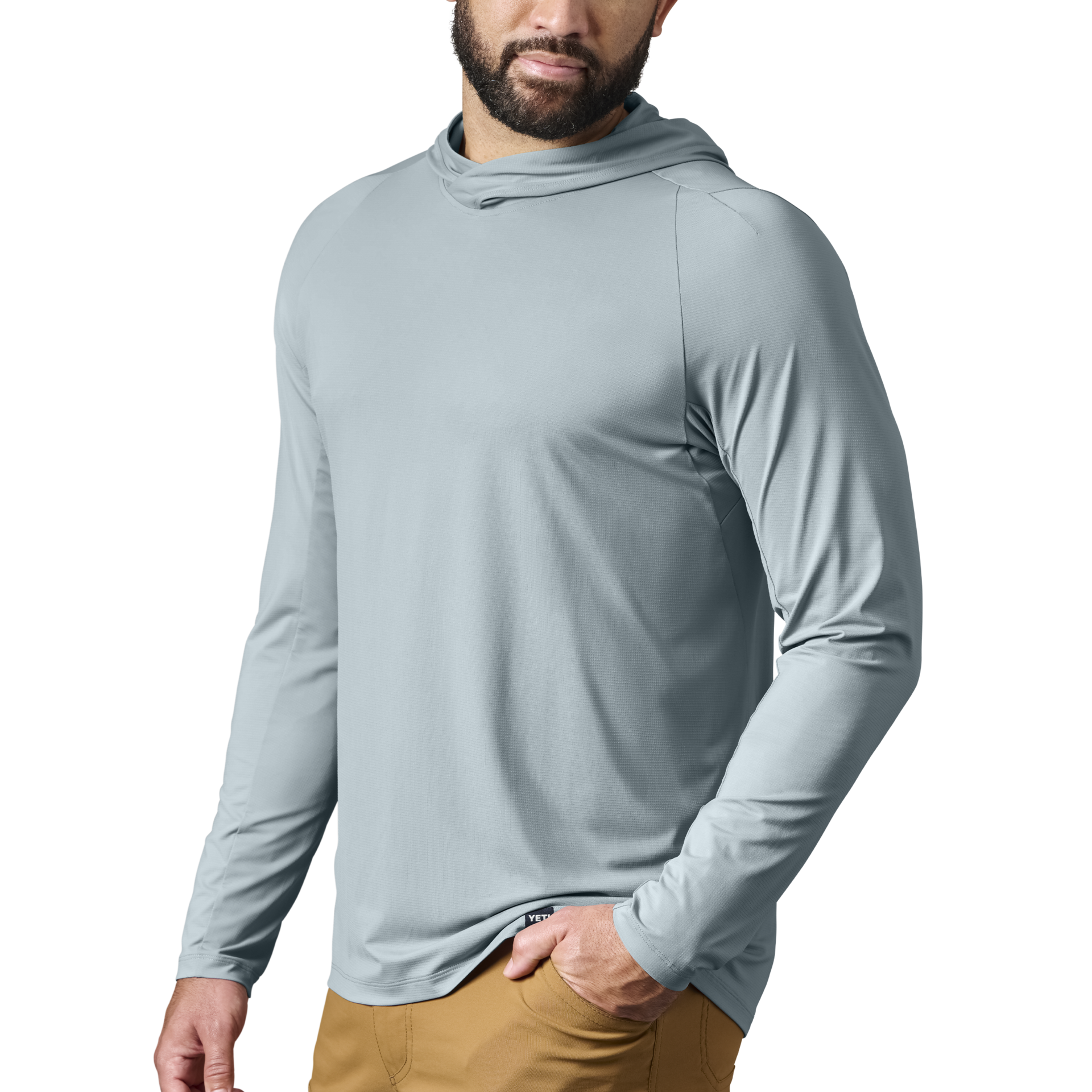 Chemise de soleil ultra-l&eacute;g&egrave;re, Bleu pierre, large