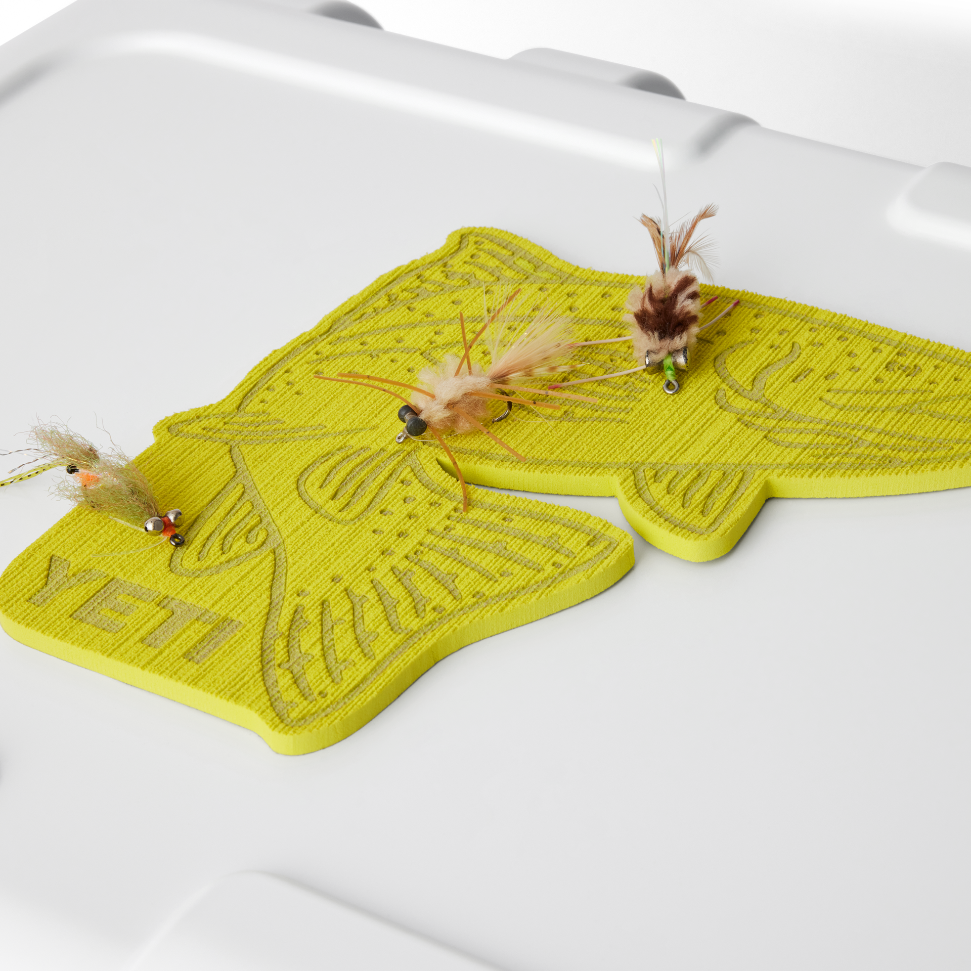 Trout Hook Pad, Yellow, large