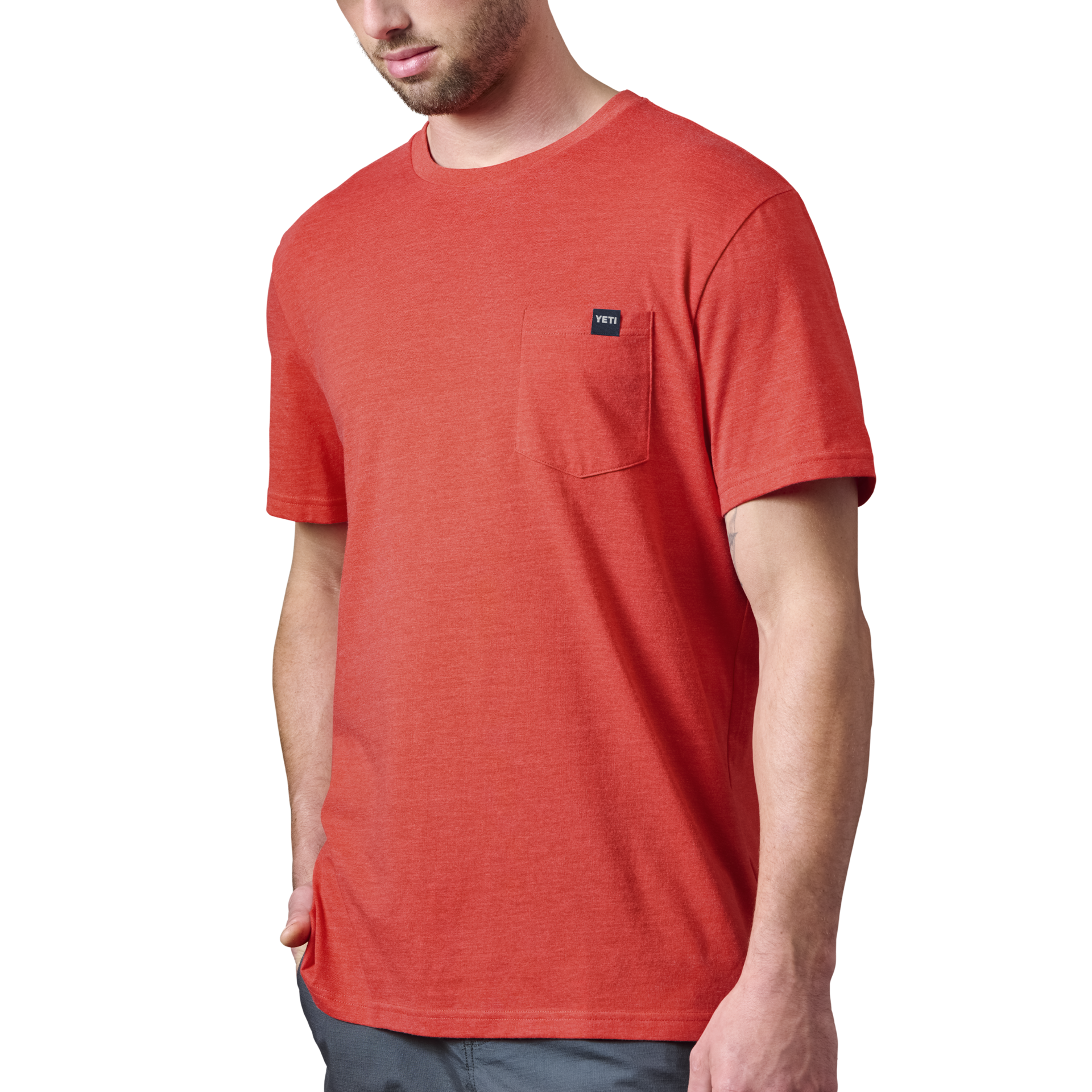 Short Sleeve T-Shirt, Rouge feu, large