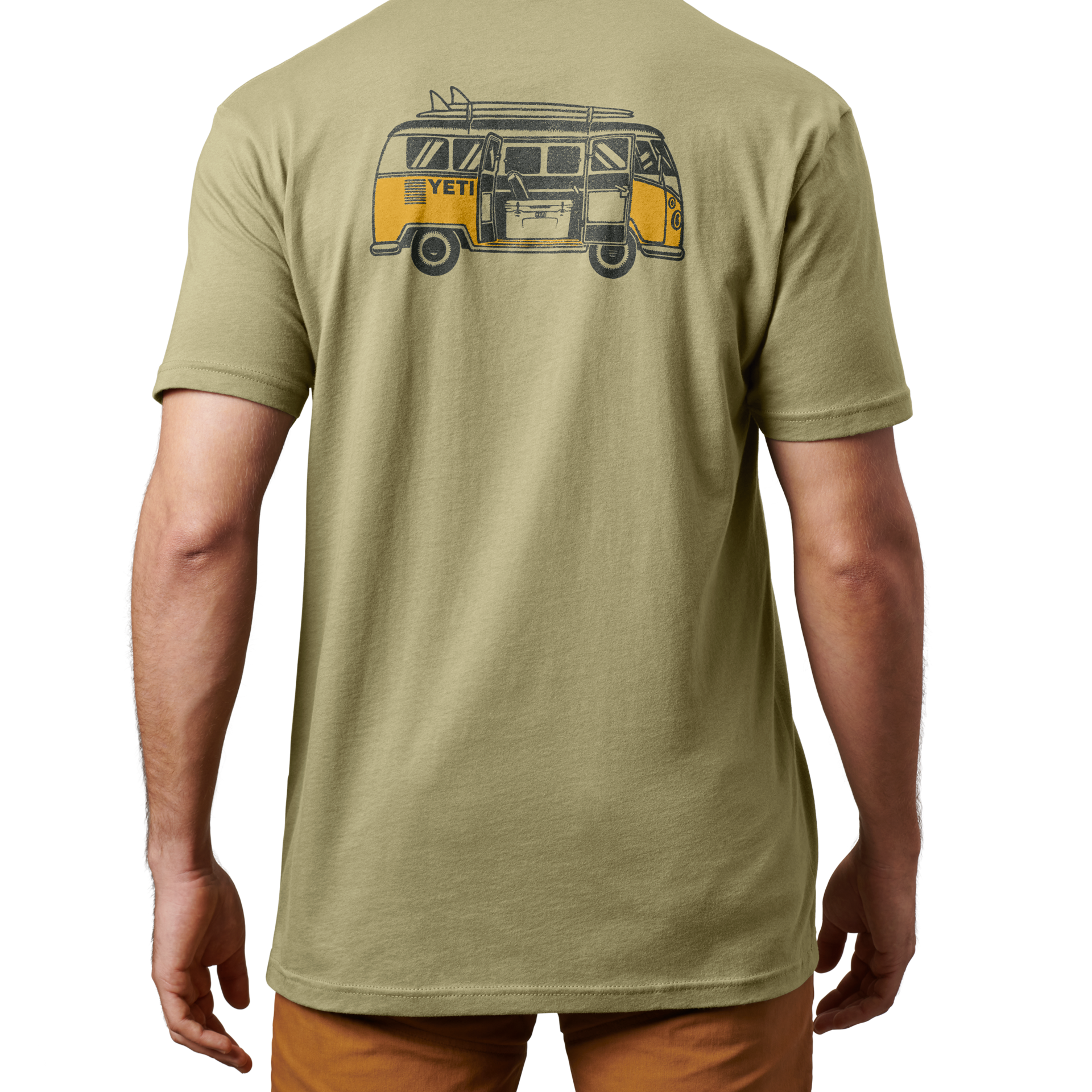 Short Sleeve T-Shirt, Light Olive, large