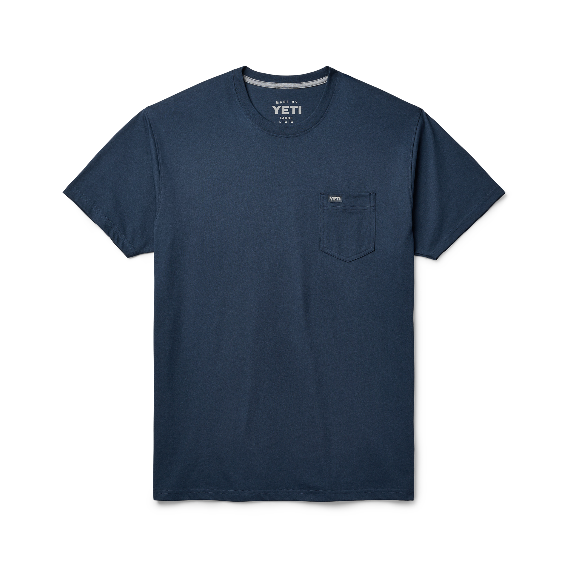 T-Shirt &agrave; manches courtes, Bleu marine, large