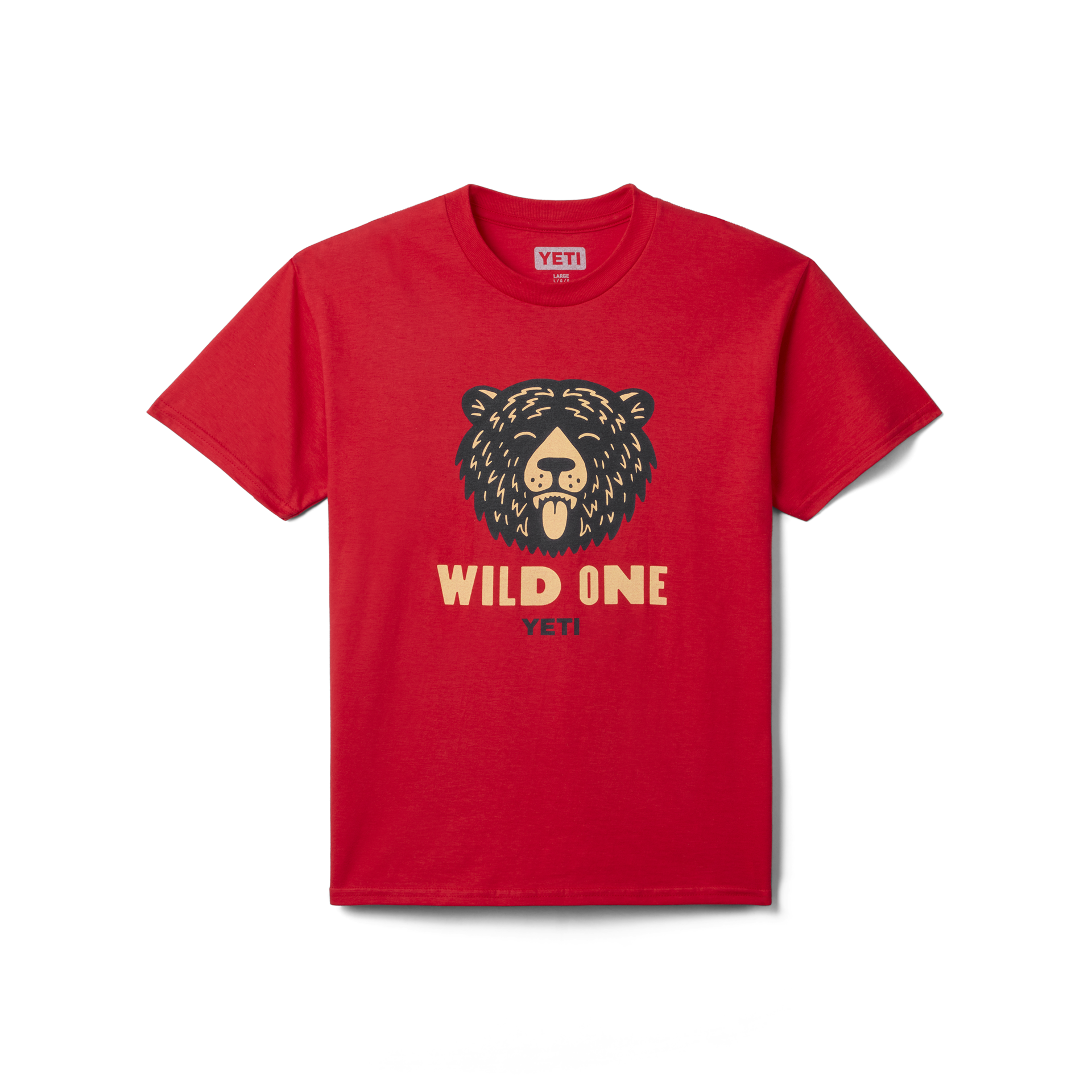 T-Shirt &agrave; manches courtes, Rouge, large