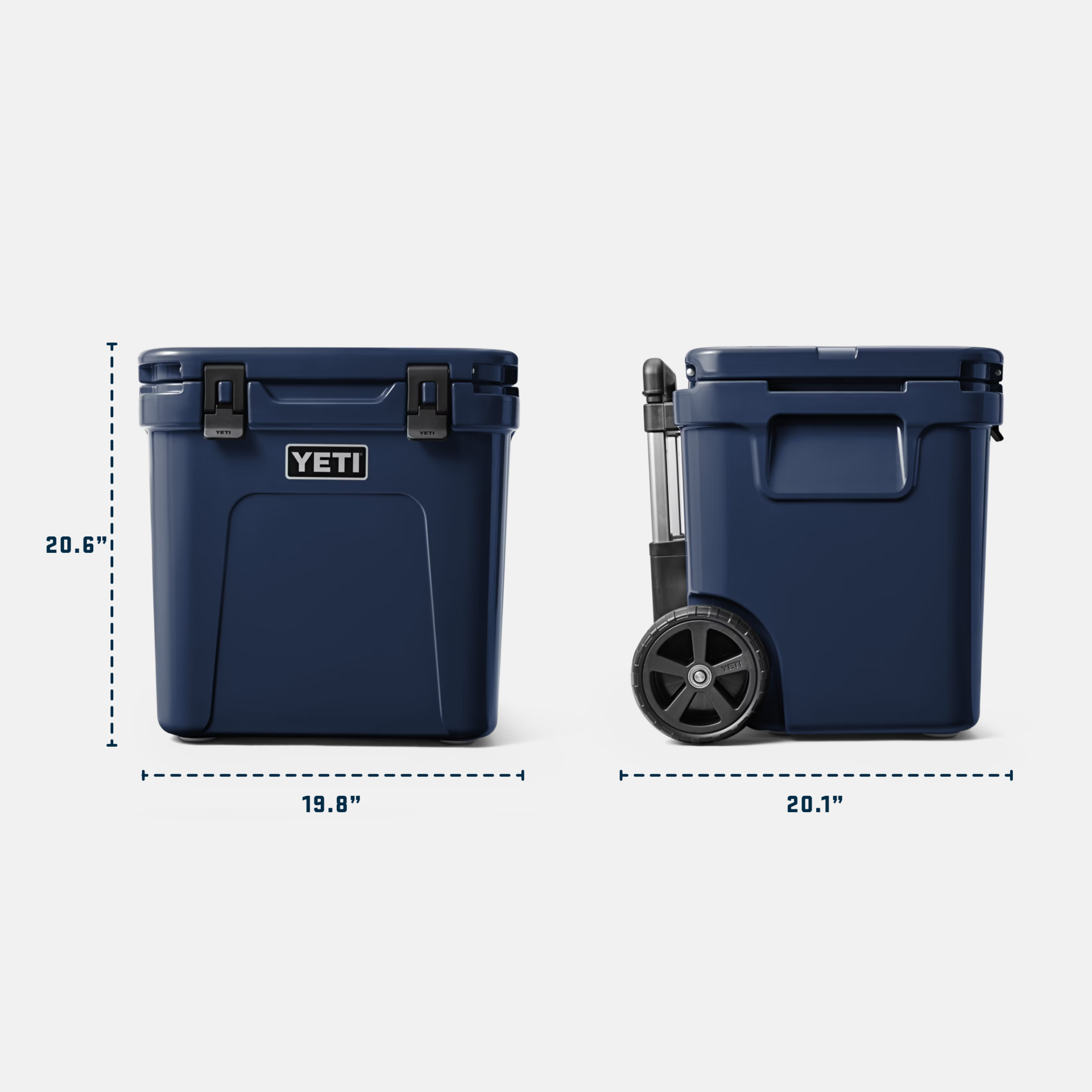 48 Wheeled Cooler, Navy, large