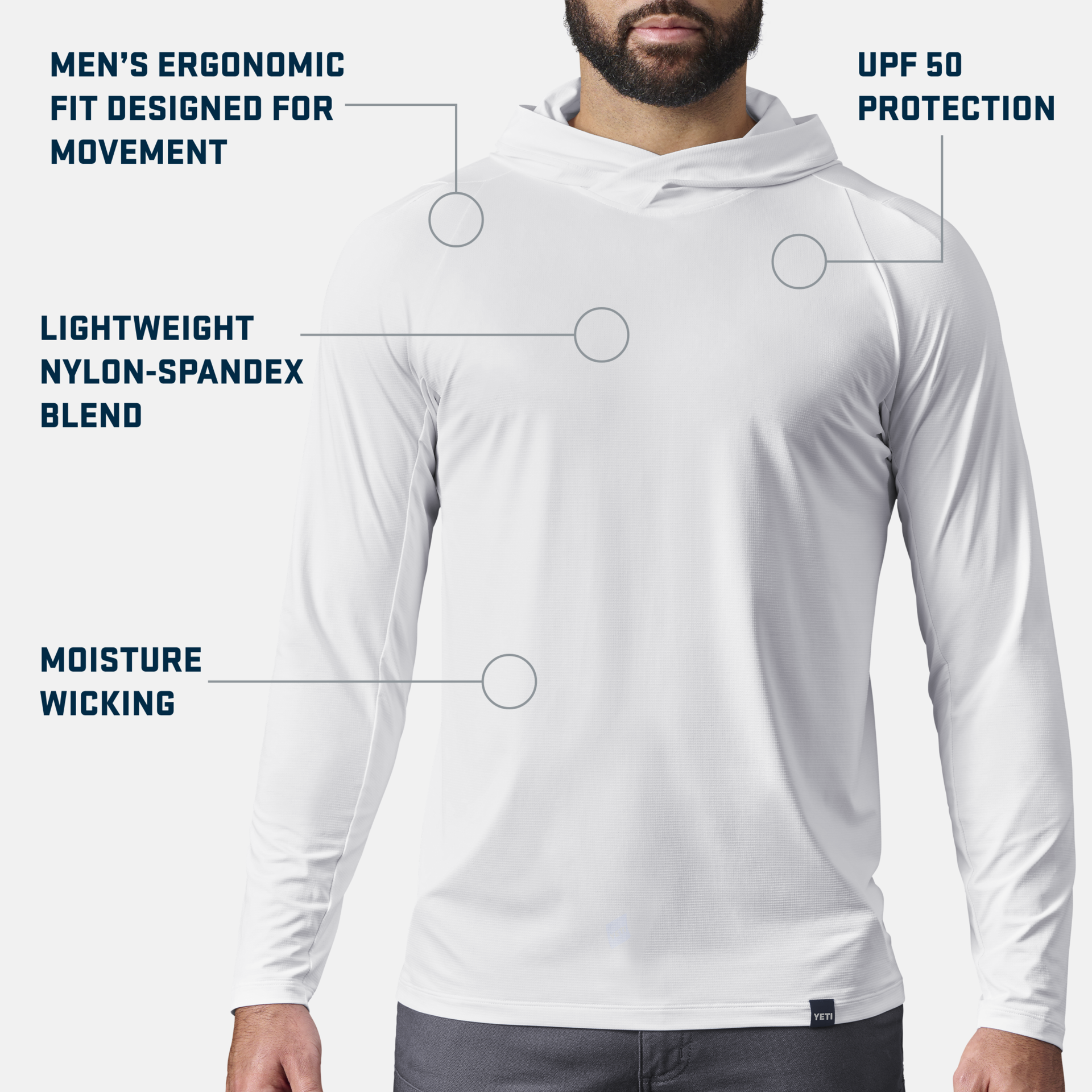 Camisa para sol ultraligera, Big Sky Blue, large