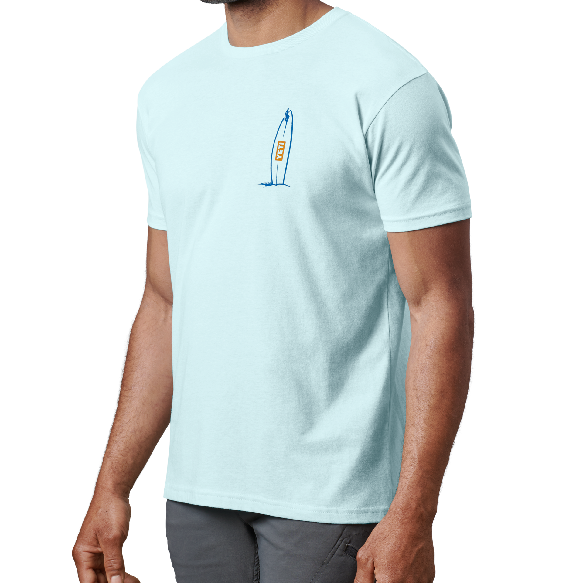 Short Sleeve T-Shirt, Light Blue, large