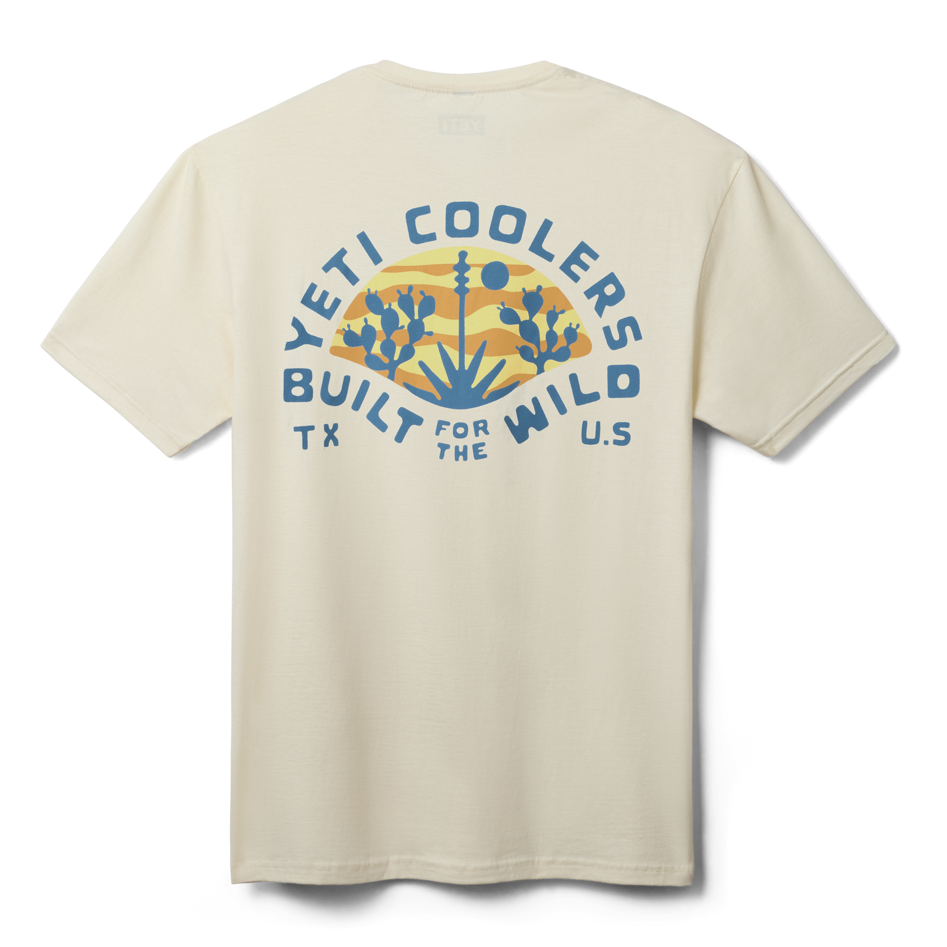 T-Shirt &agrave; manches courtes, Naturel, large