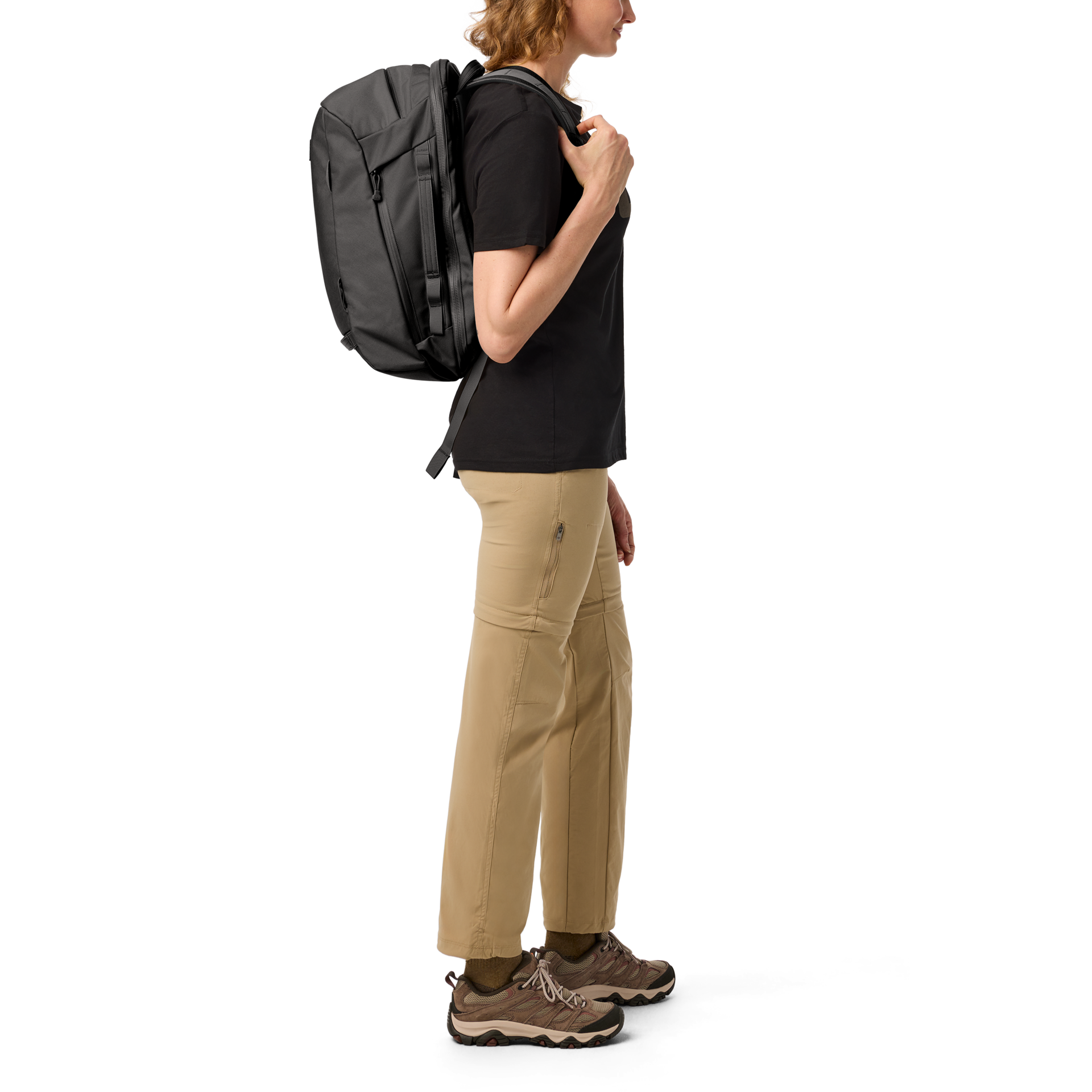 35L Carry On Backpack, Black, large