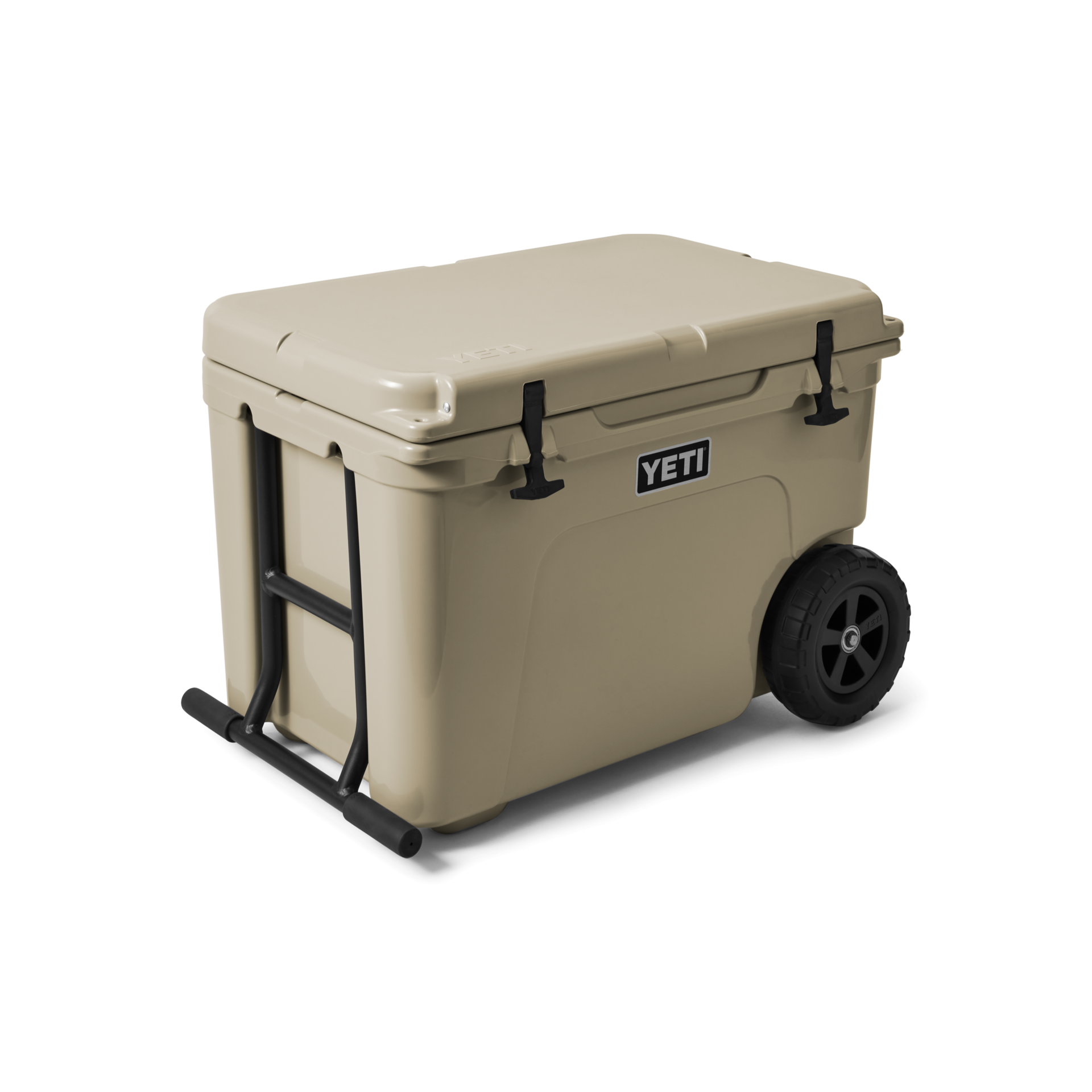 Wheeled Cooler, Tan, large