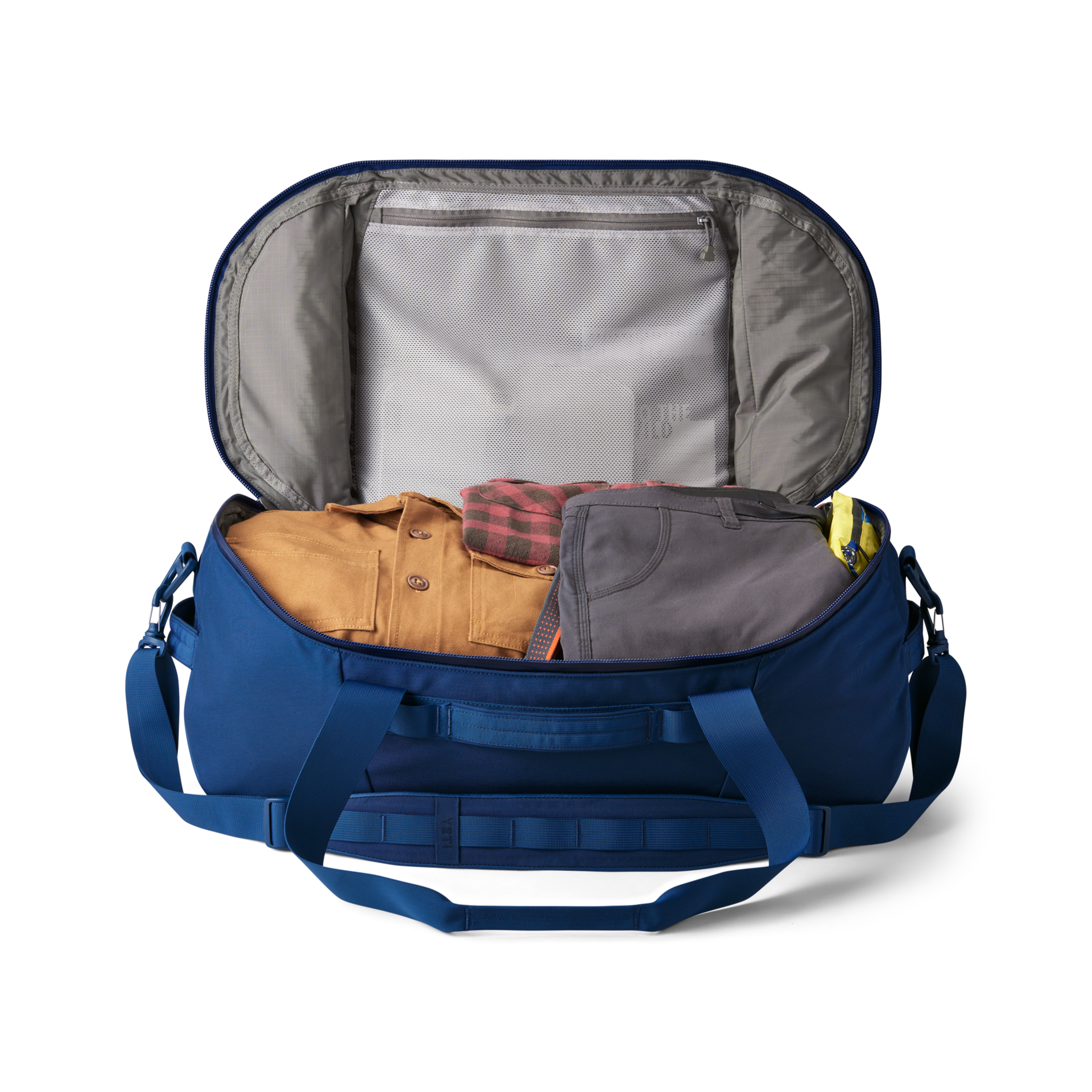 60L Travel Duffel, Navy, large