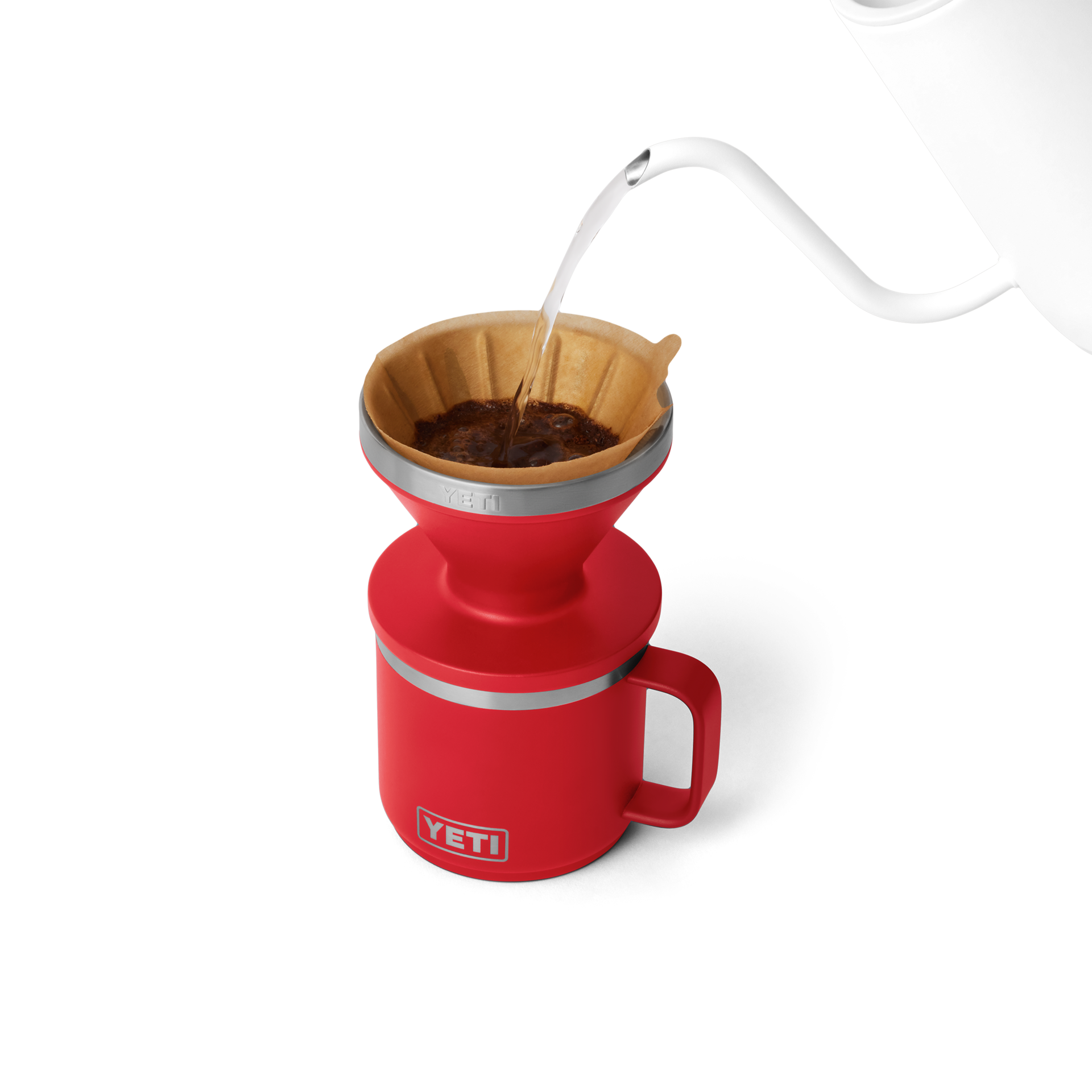 Pour Over, Rescue Red, card