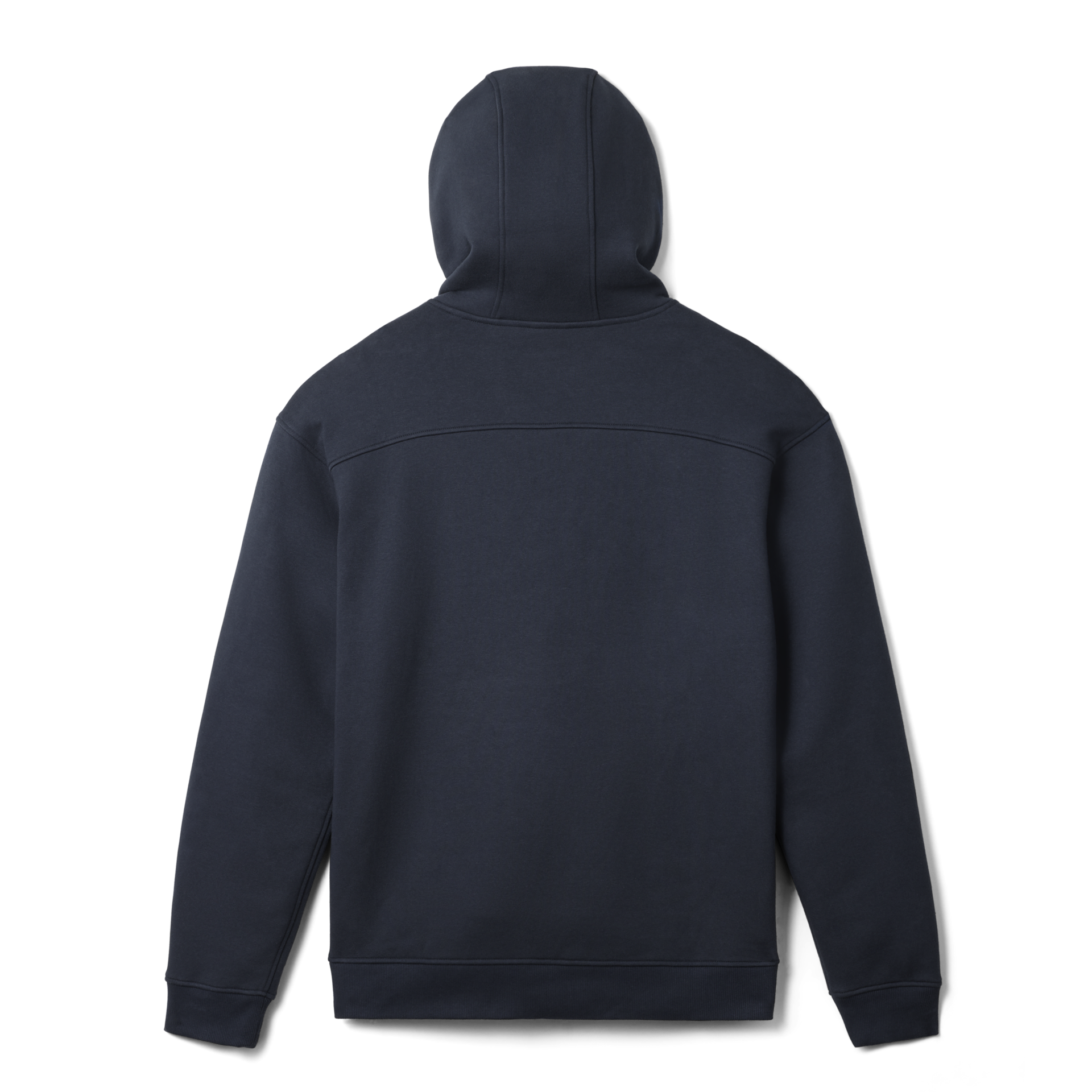 Fleece Hoodie, Navy, large