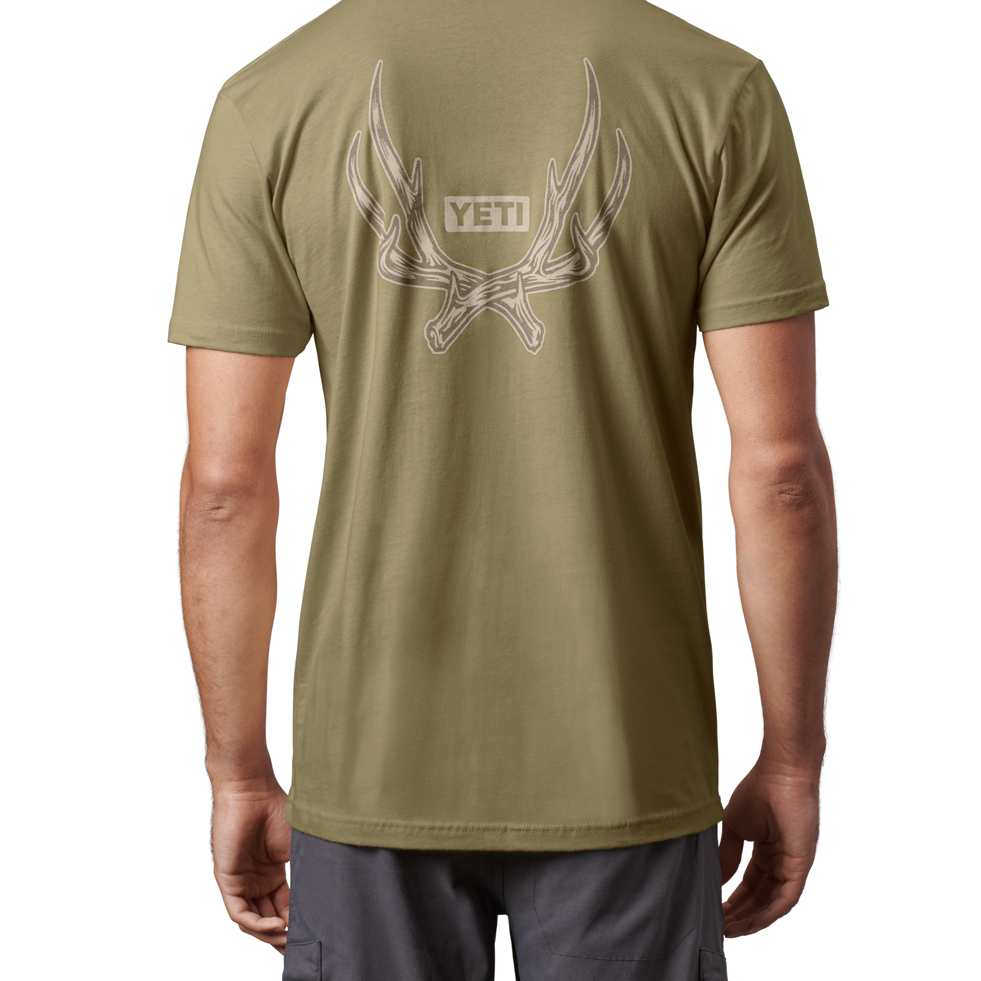 Short Sleeve T-Shirt, Military Green, large
